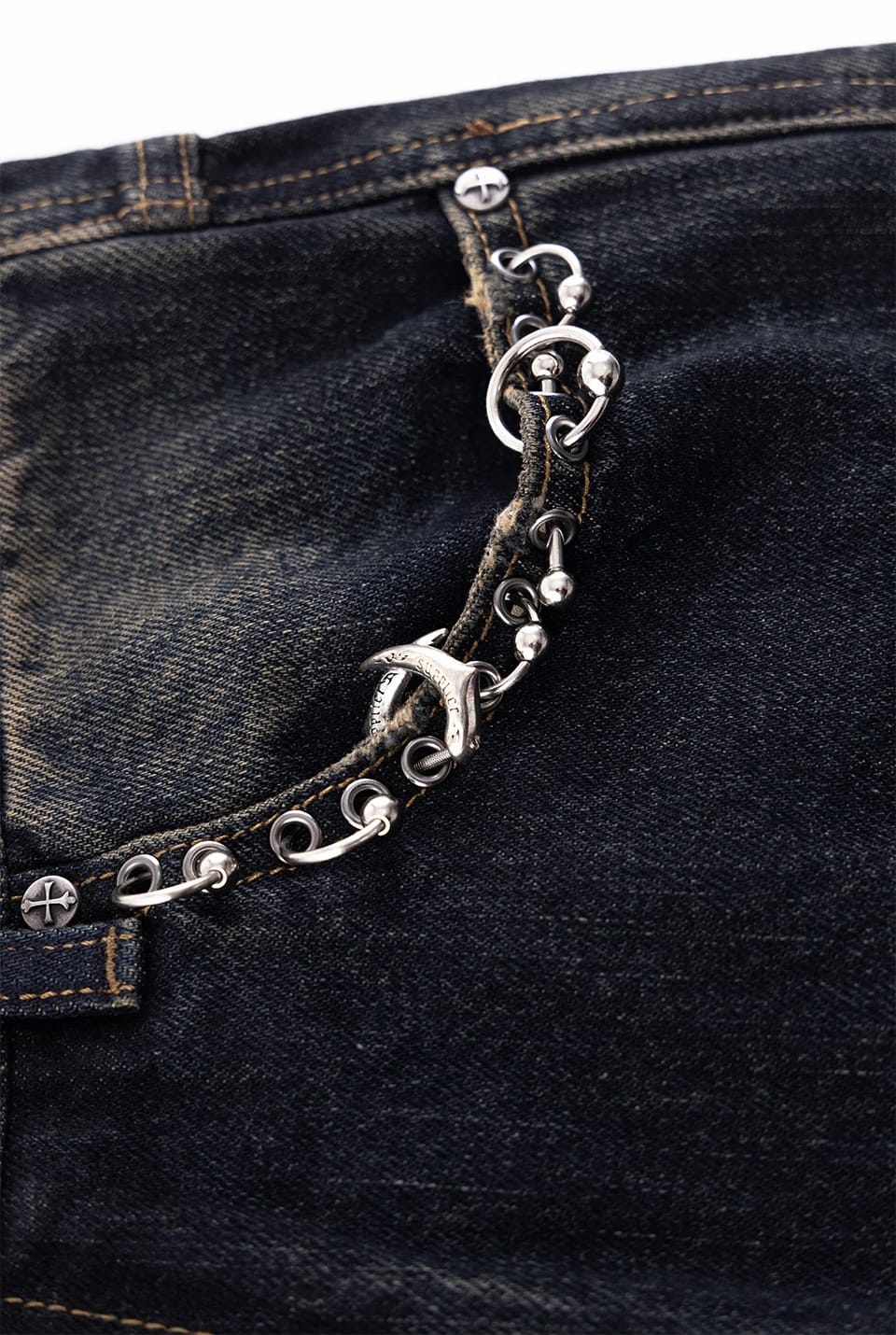 SUPPLIER 25aw "Switching Pierced Baggy Jeans" Blue Blue S