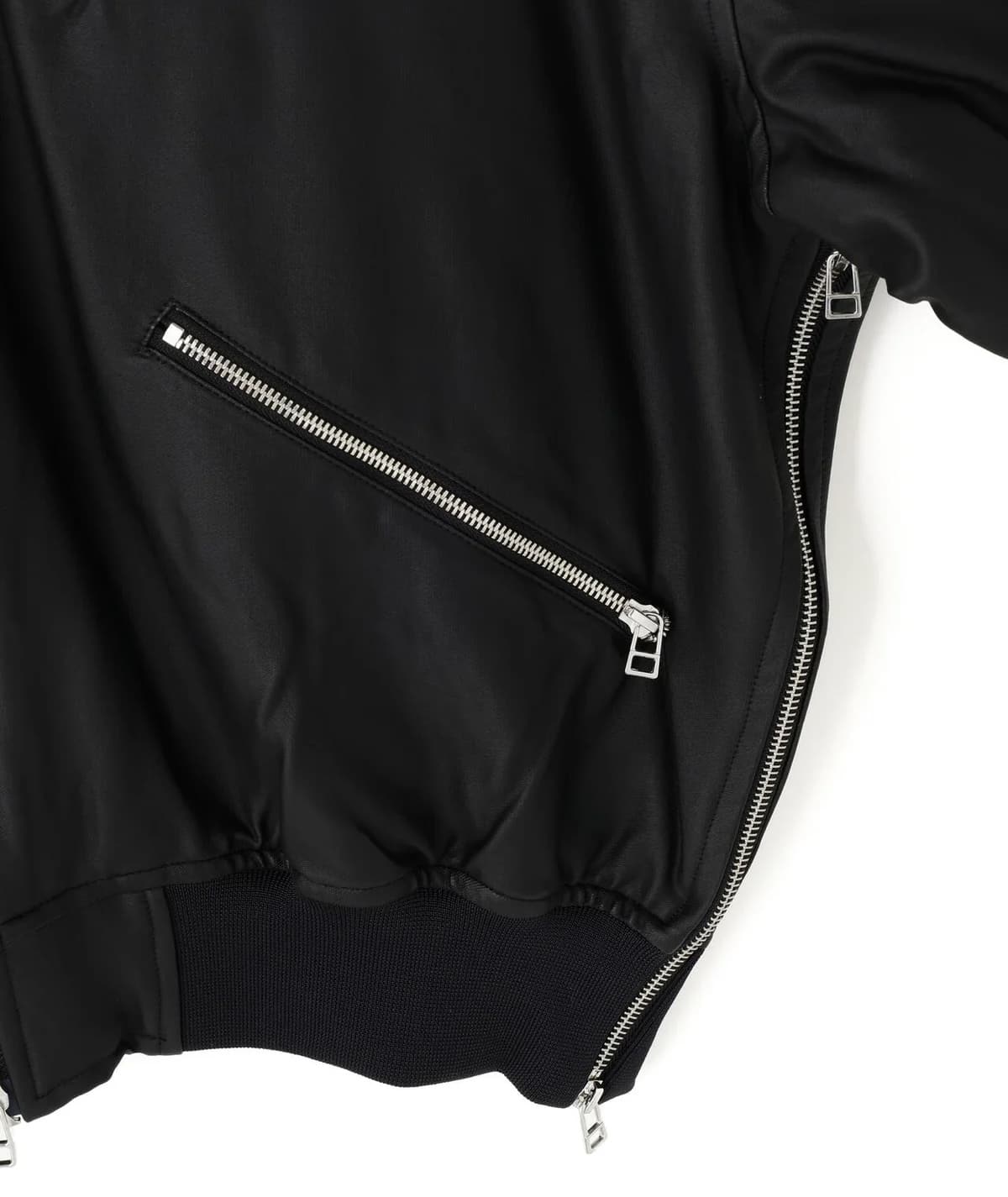 Danke Schon 25aw "Coating Zip MA-1" Black S