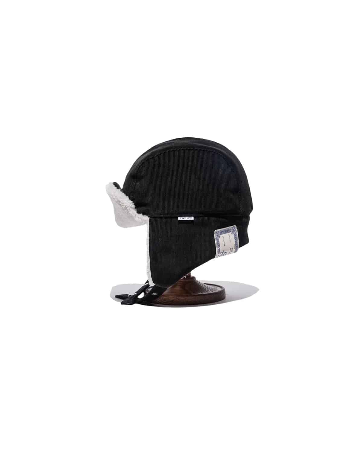 THE H.W.DOG&CO. 25aw "Flight Cap" Black Black 38