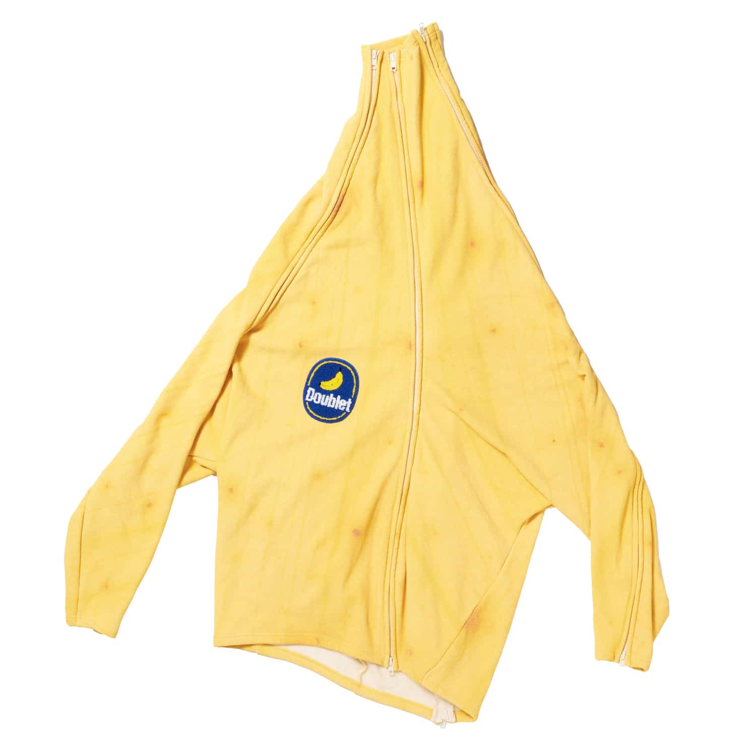 doublet 26ss "PEELABLE BANANA HOODIE" Yellow Yellow M