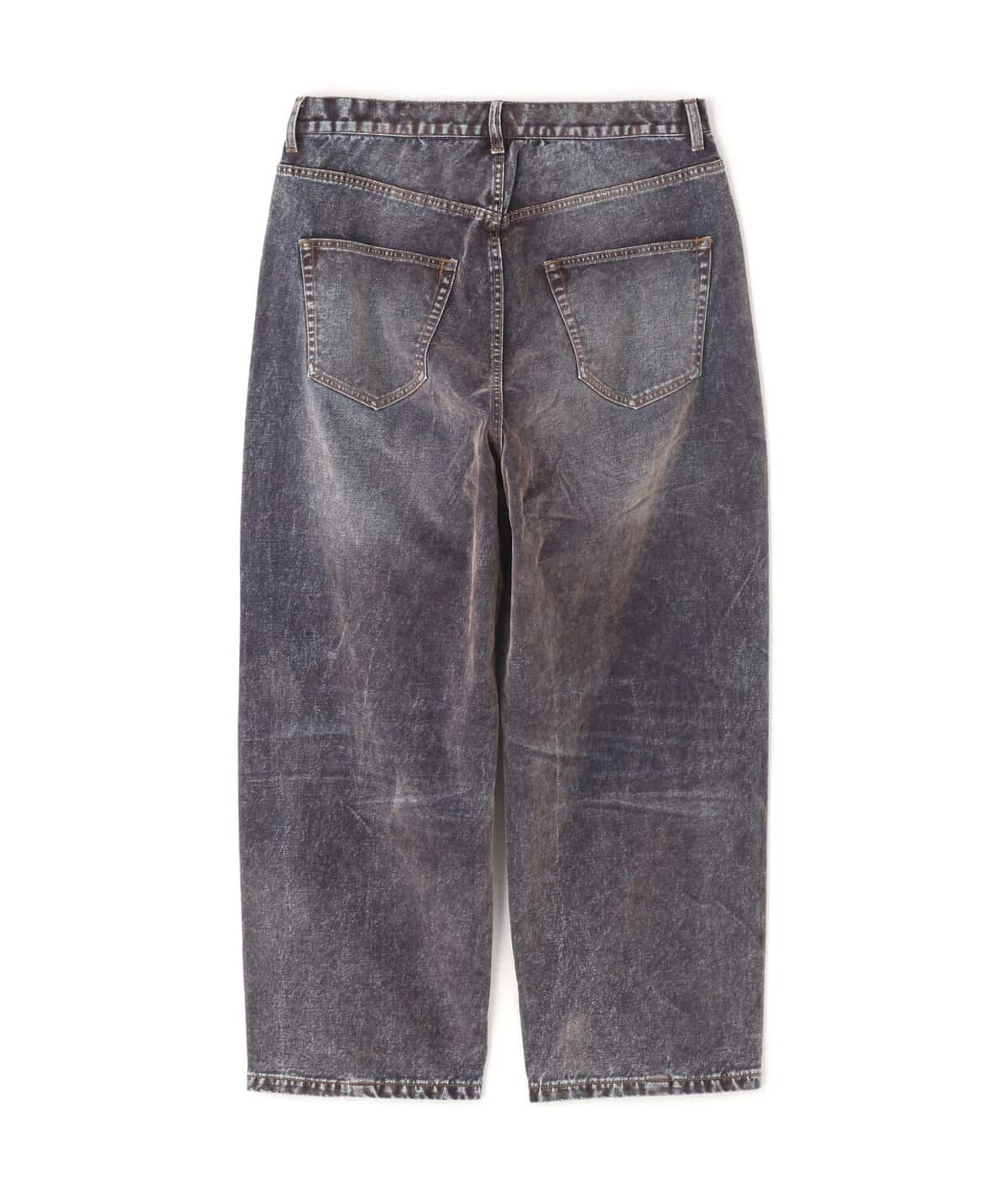 WHITELAND 26ss "Flocky Wide Denim Pants" Blue One Size