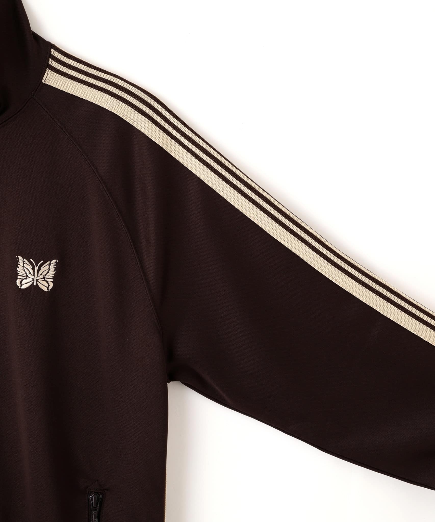 【先行予約 3月1日発売予定】Needles 26ss "Exclusive Track Jacket - Poly Smooth" Brown Brown S