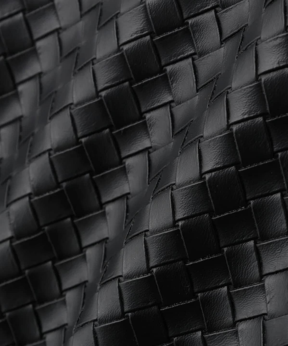 Danke Schon 26ss "Woven Faux Leather Blouson" Black Black M