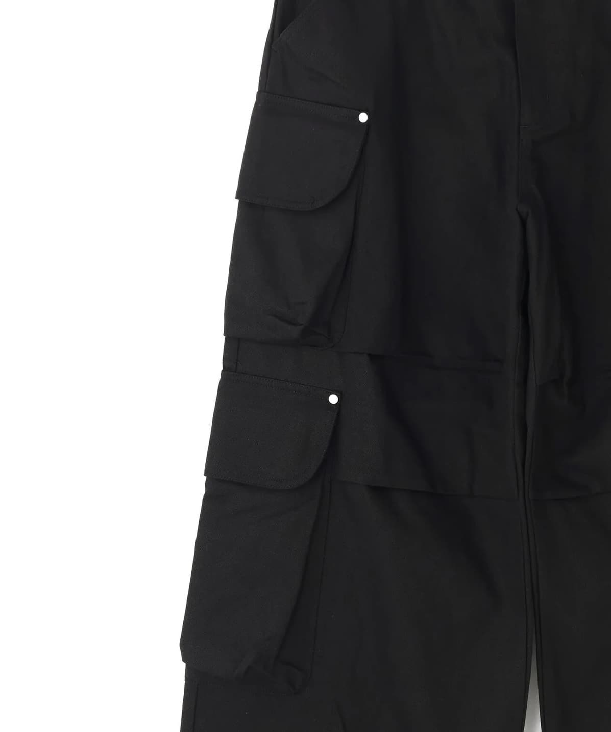 Danke Schon 26ss "10oz Katuragi W-Cargo Pants" Black Black S