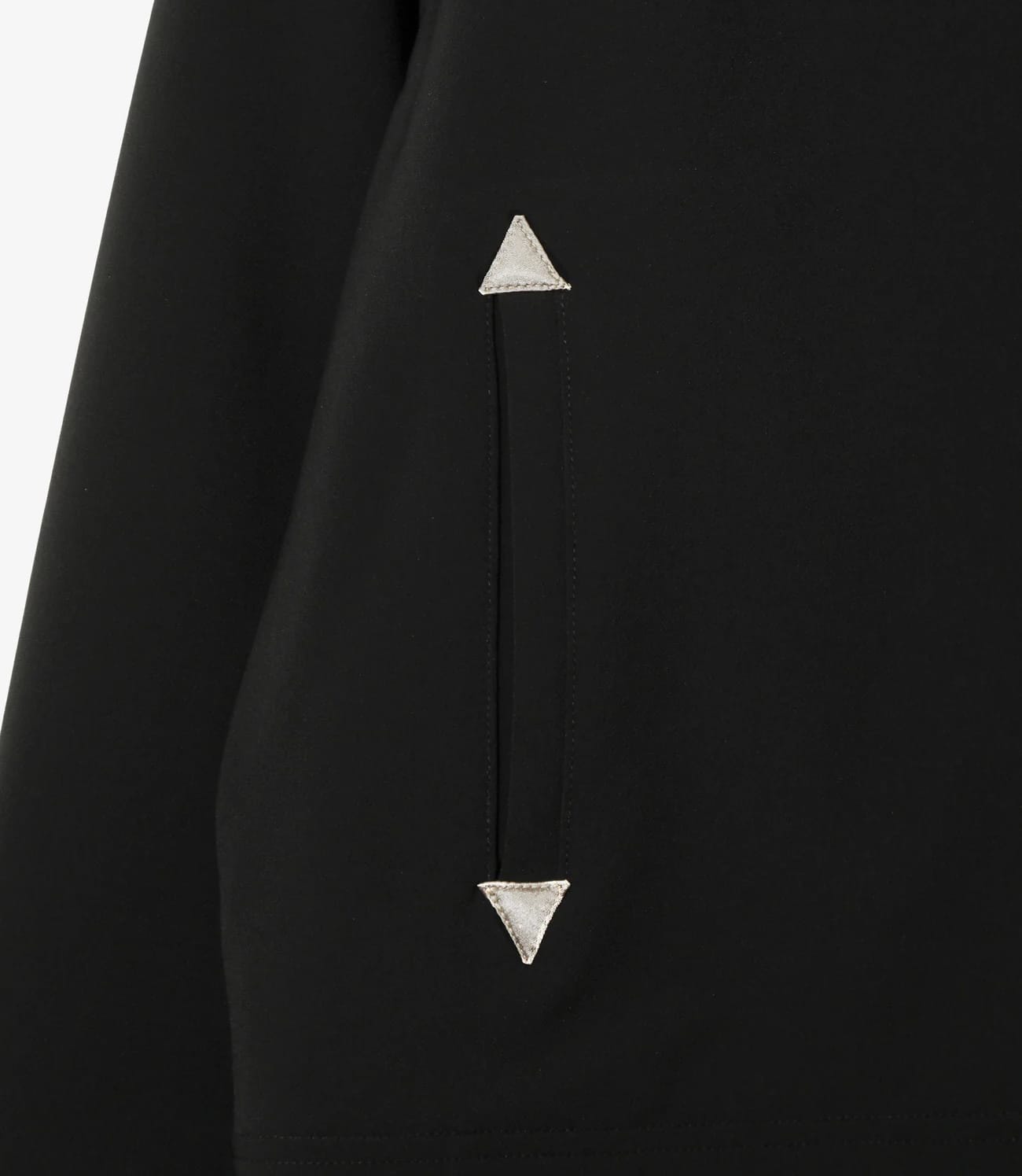 Needles 26ss "Piping Cowboy Jacket - Poly Double Cloth" Black Black S