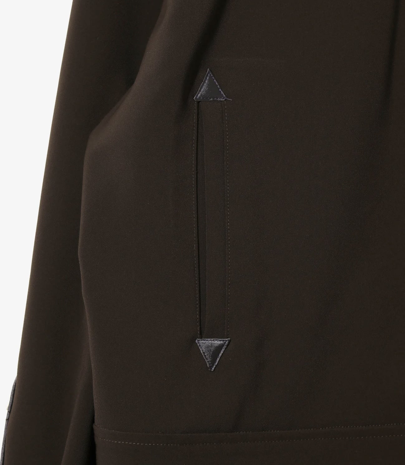 Needles 26ss "Piping Cowboy Jacket - Poly Double Cloth" Brown Brown M