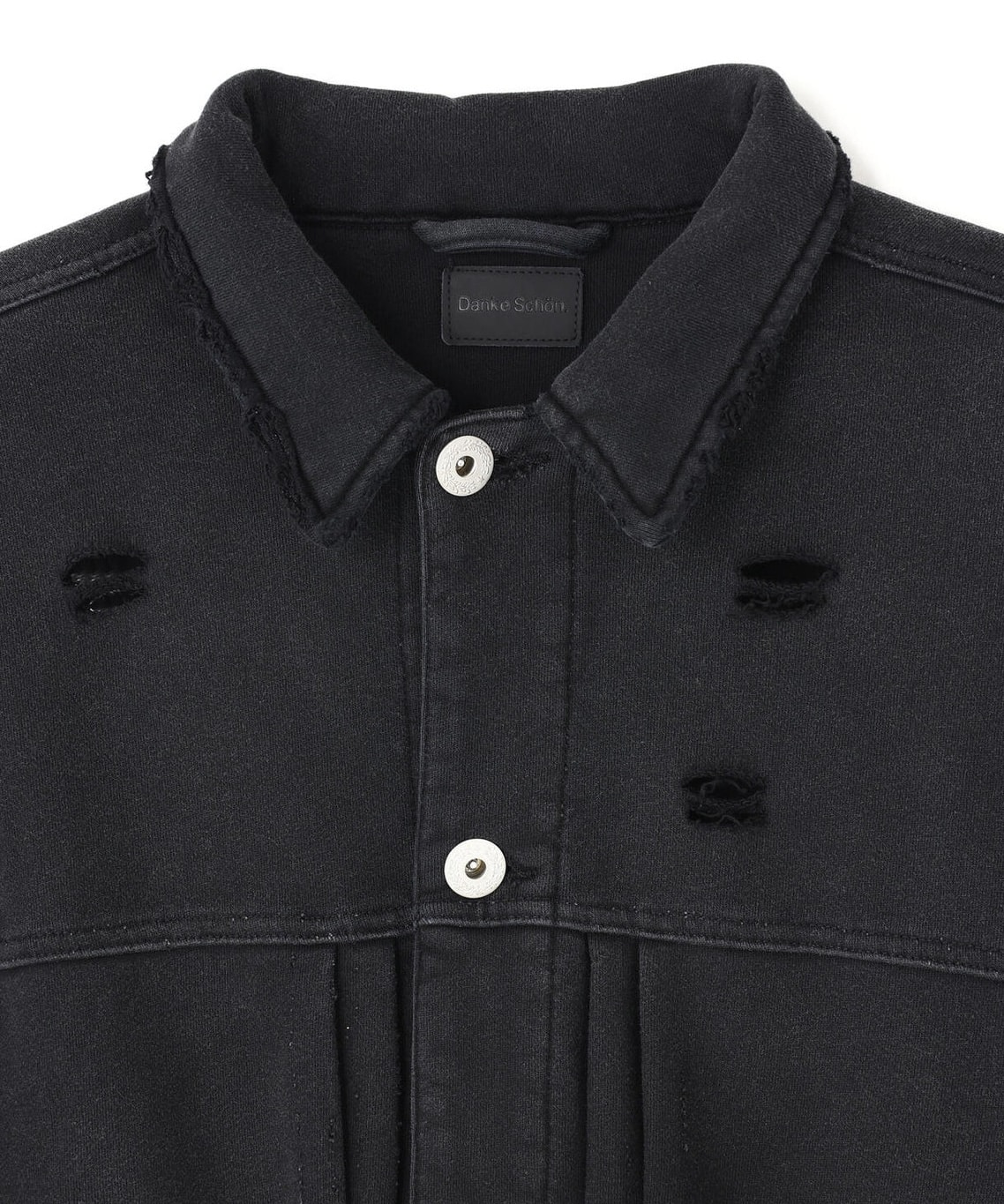 Danke Schon 26ss "SULFUR SWEAT 2ND JACKET" Black Black S