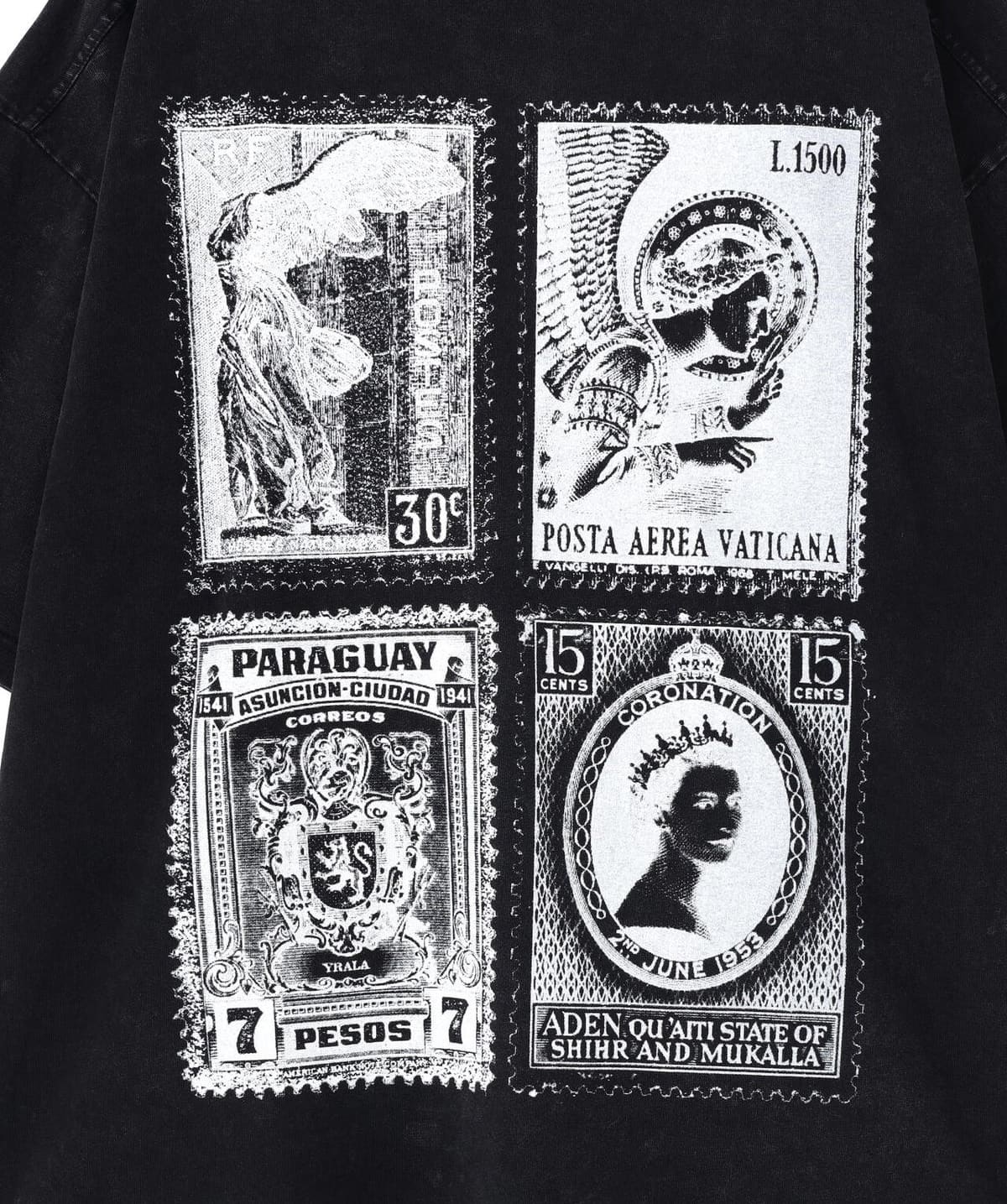 Danke Schon 26ss "Chemical S/S Tee Stumps" Black M