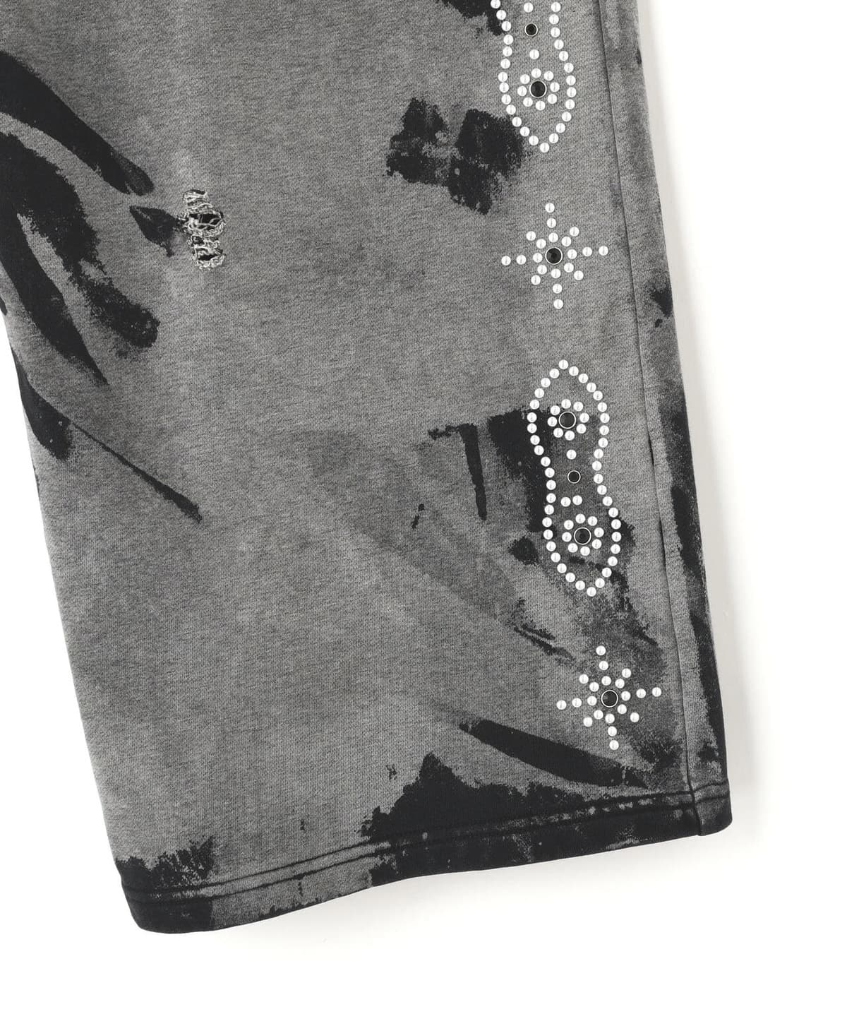 Danke Schon 26ss "Studs Sweat Baggy Pants" Grey Grey S