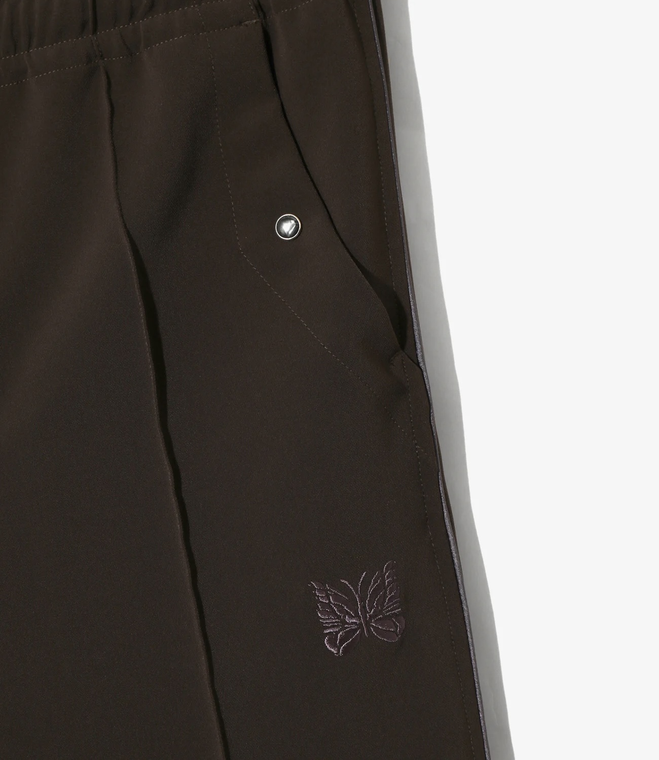 Needles 26ss "Piping Cowboy Pant - Poly Double Cloth" Brown Brown XS