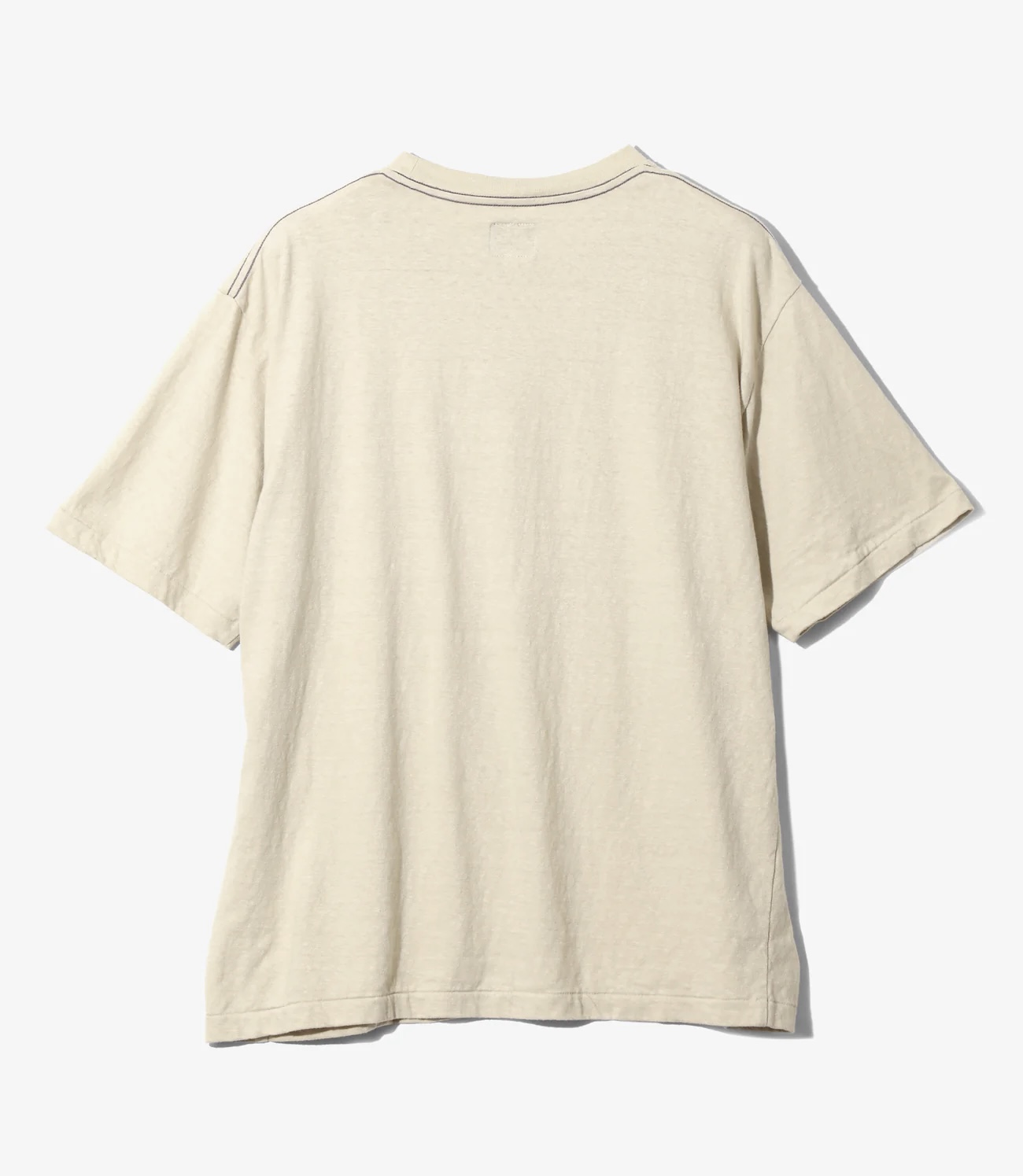 Needles 26ss "S/S Pocket Tee - Cotton Jersey" Beige Beige S