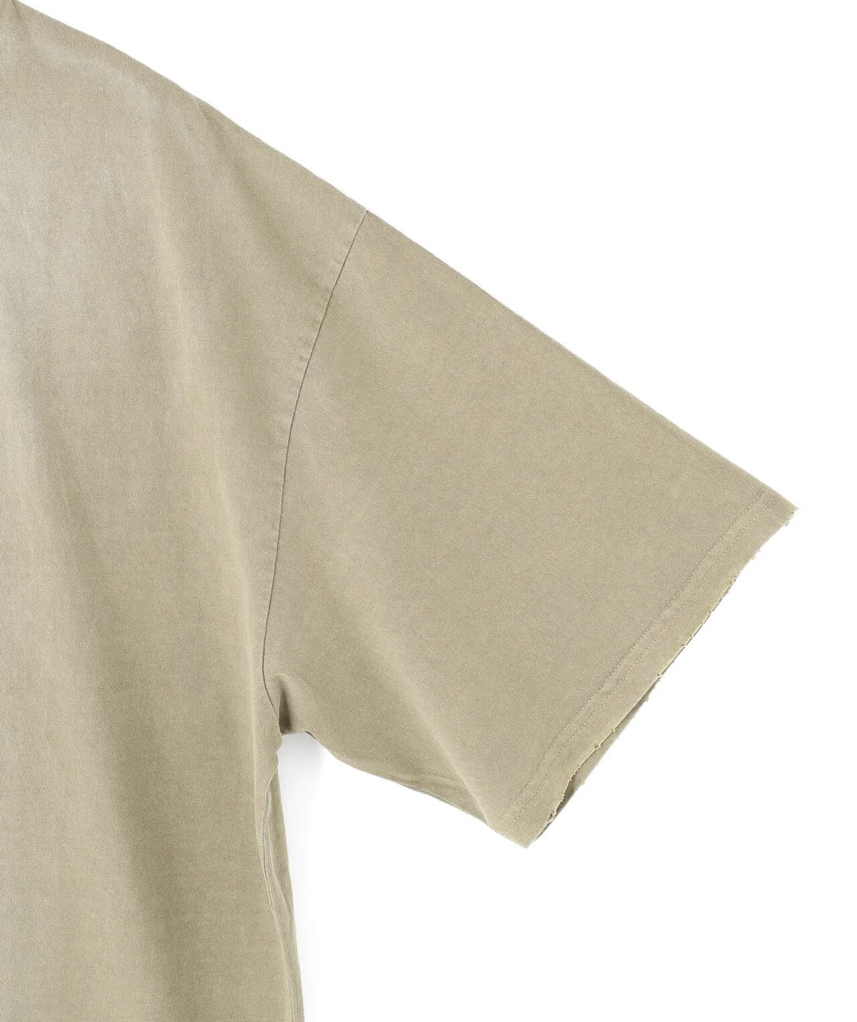 Danke Schon 26ss "Pigment Stencil S/S Tee" Beige Beige M