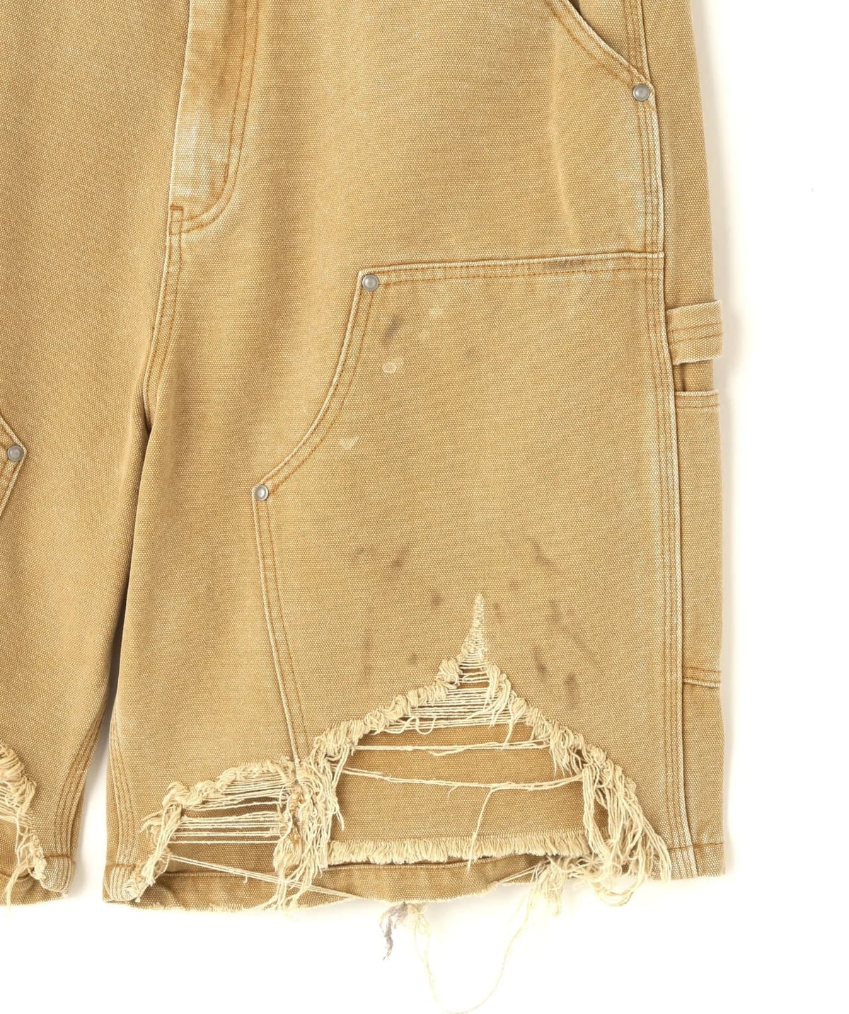 WHITELAND 26ss "Duck Wknee Shorts" Beige One Size