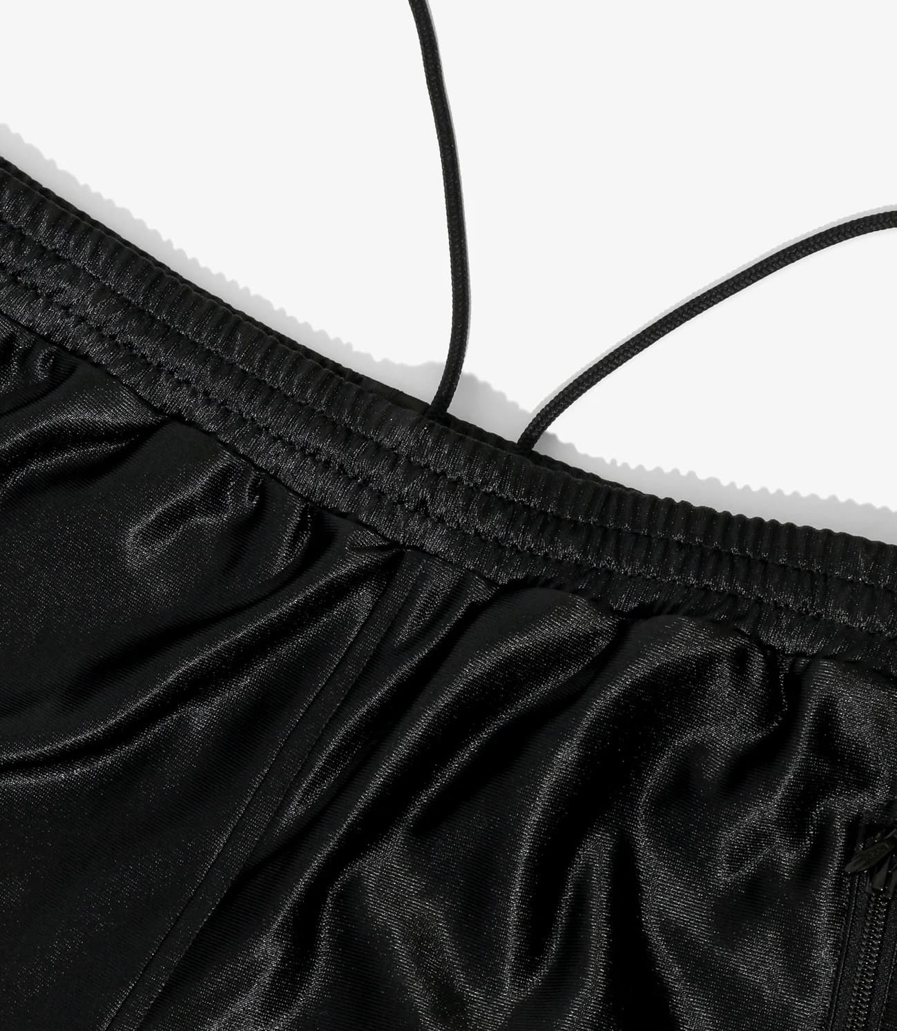 Needles 26ss "Track Pant - Tricot Sateen" Black Black XS
