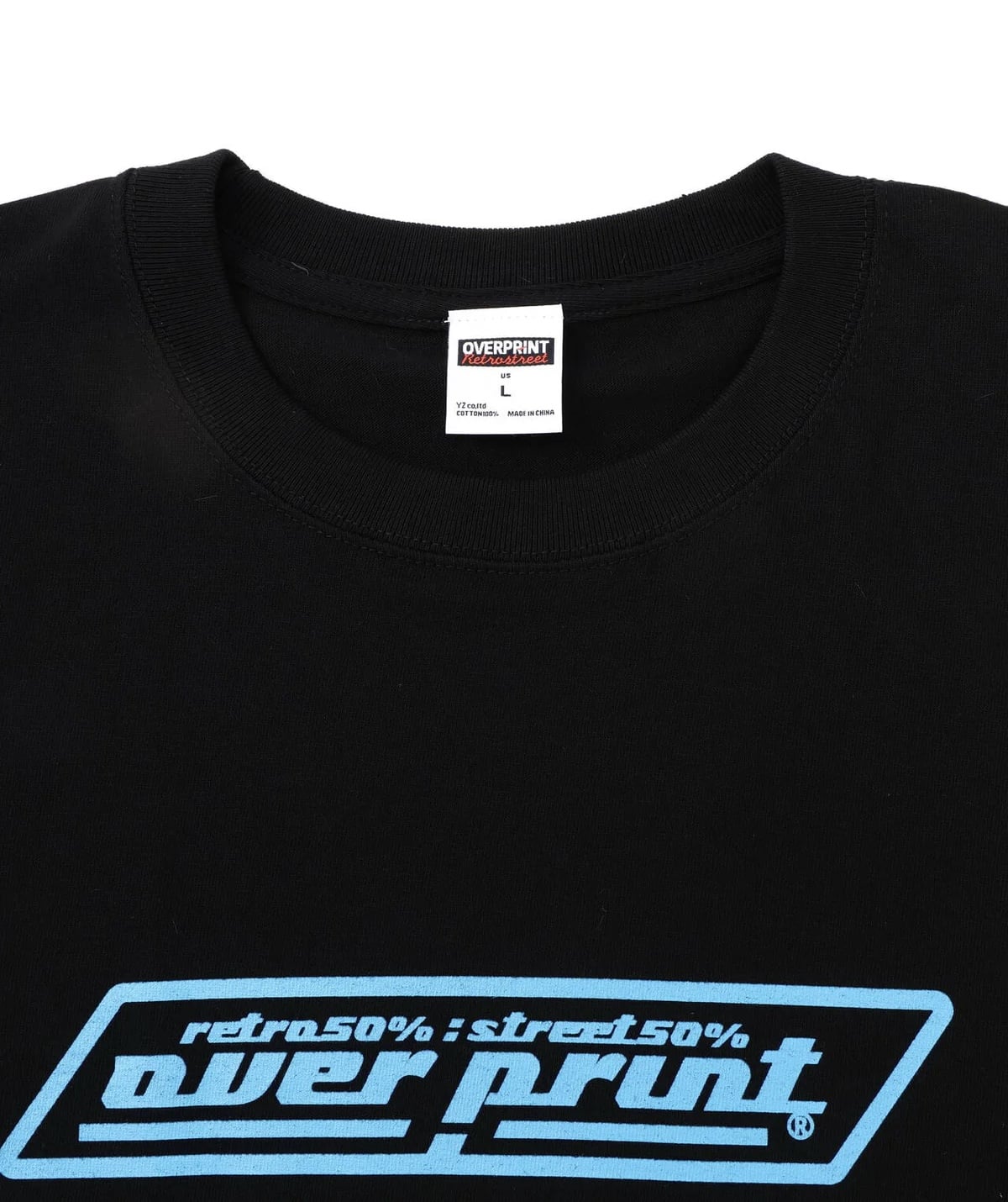 overprint 26ss "Exclusive Shopper Tee COTOH" Black Black S