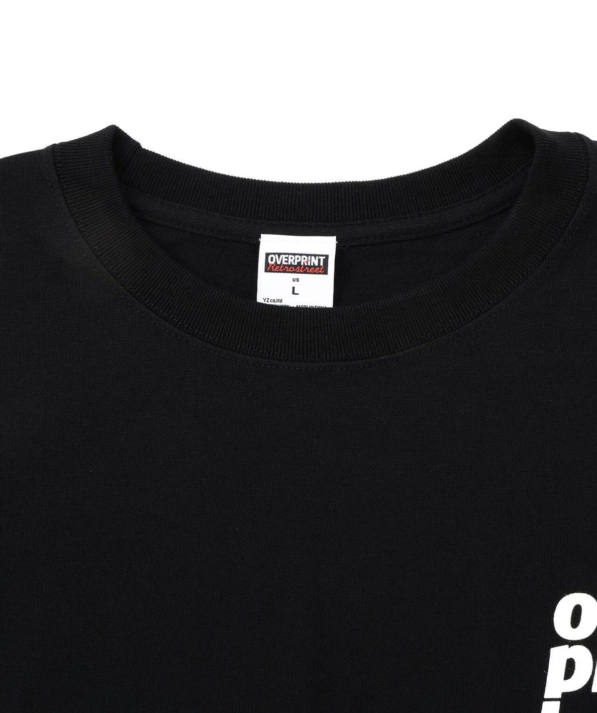 overprint 26ss "Exclusive Ticket Tee" Black Black S