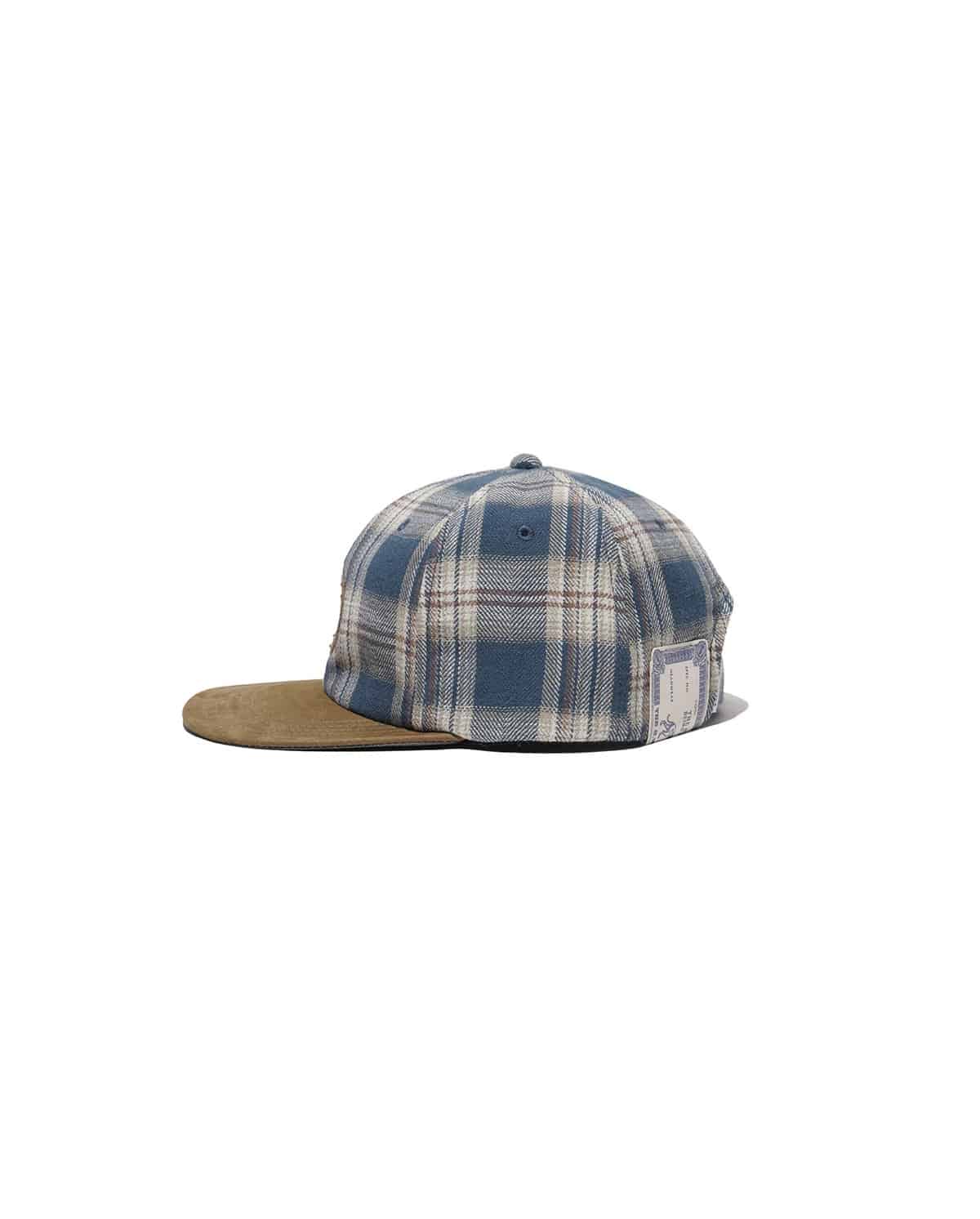 THE H.W.DOG&CO. 26ss "Plaid Two Tone Cap" Navy Navy One Size
