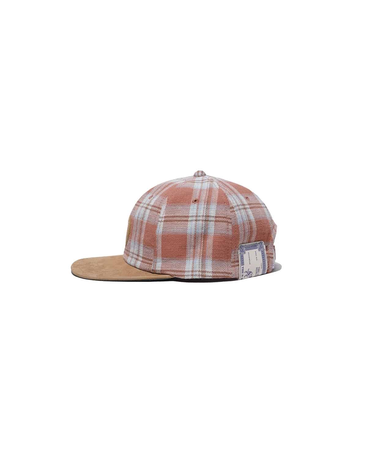 THE H.W.DOG&CO. 26ss "Plaid Two Tone Cap" Red Red One Size