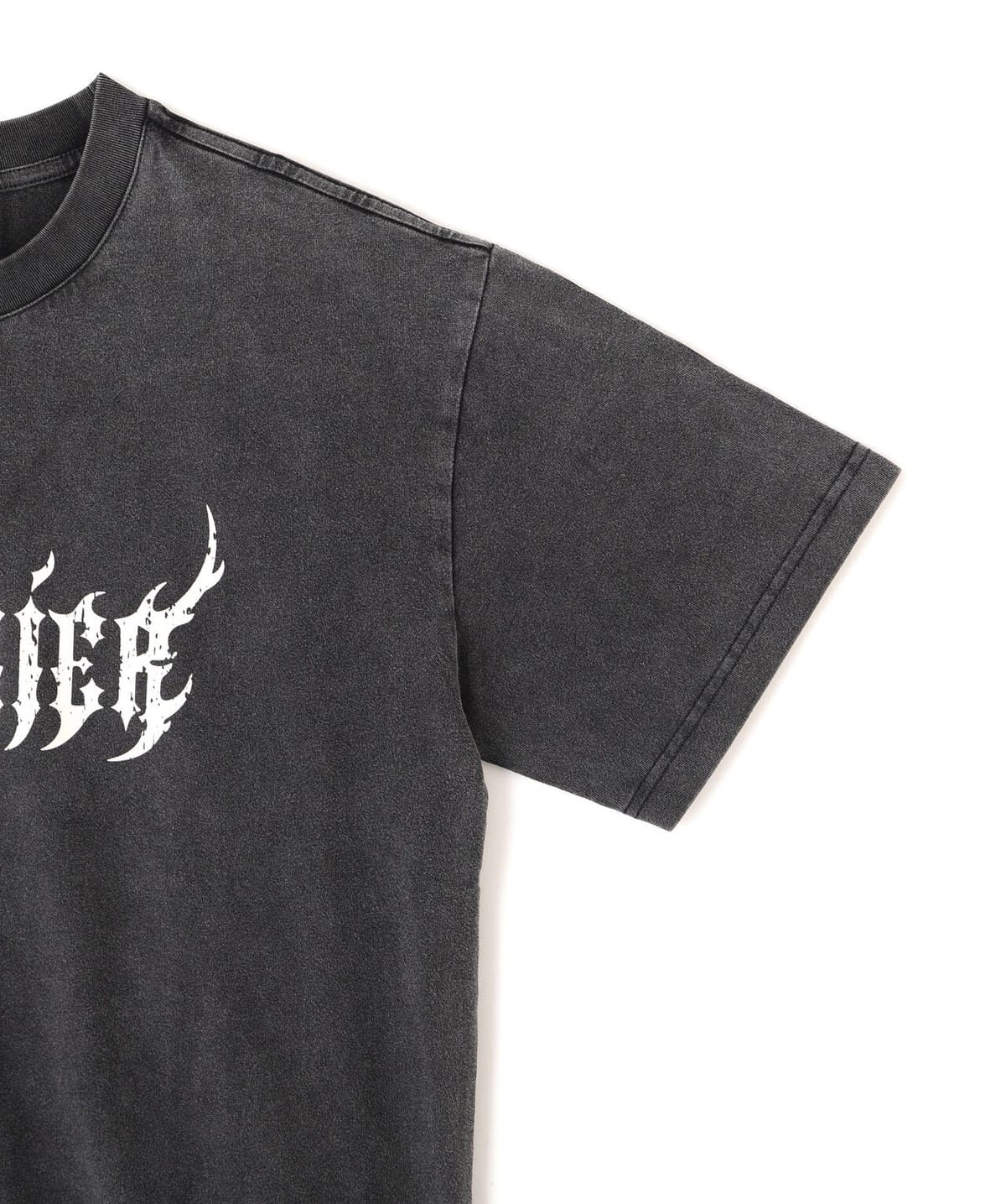 SUPPLIER 26ss "Exclusive Rhinestone Fire Bones Tee" Black Black M