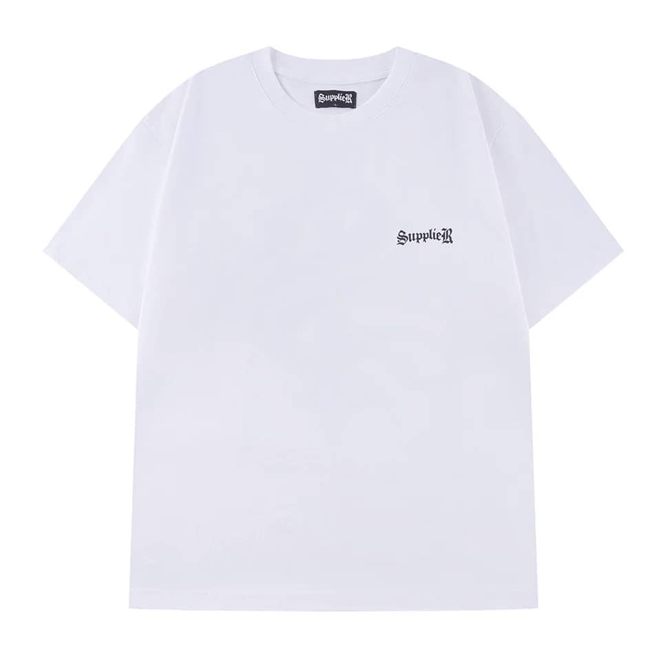 SUPPLIER 26ss "Tribal Cross Tee" White White M