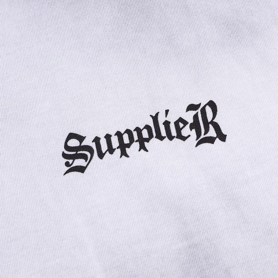 SUPPLIER 26ss "Distressed Pierced Tee V2" White White M