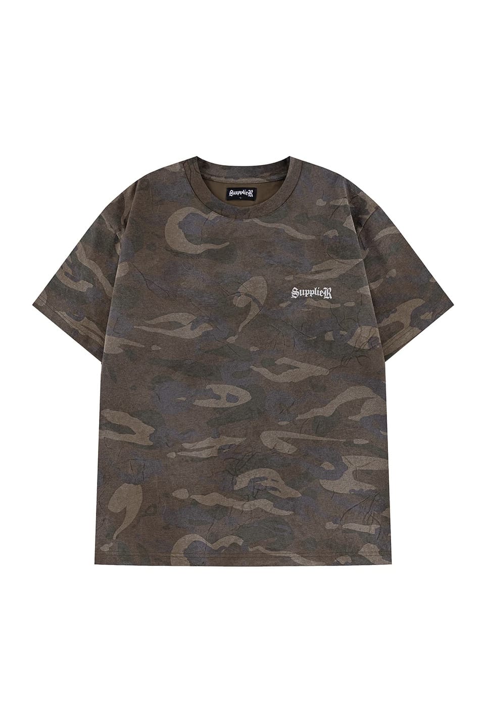 SUPPLIER 26ss "Camouflage Cross Tee" Khaki Khaki M