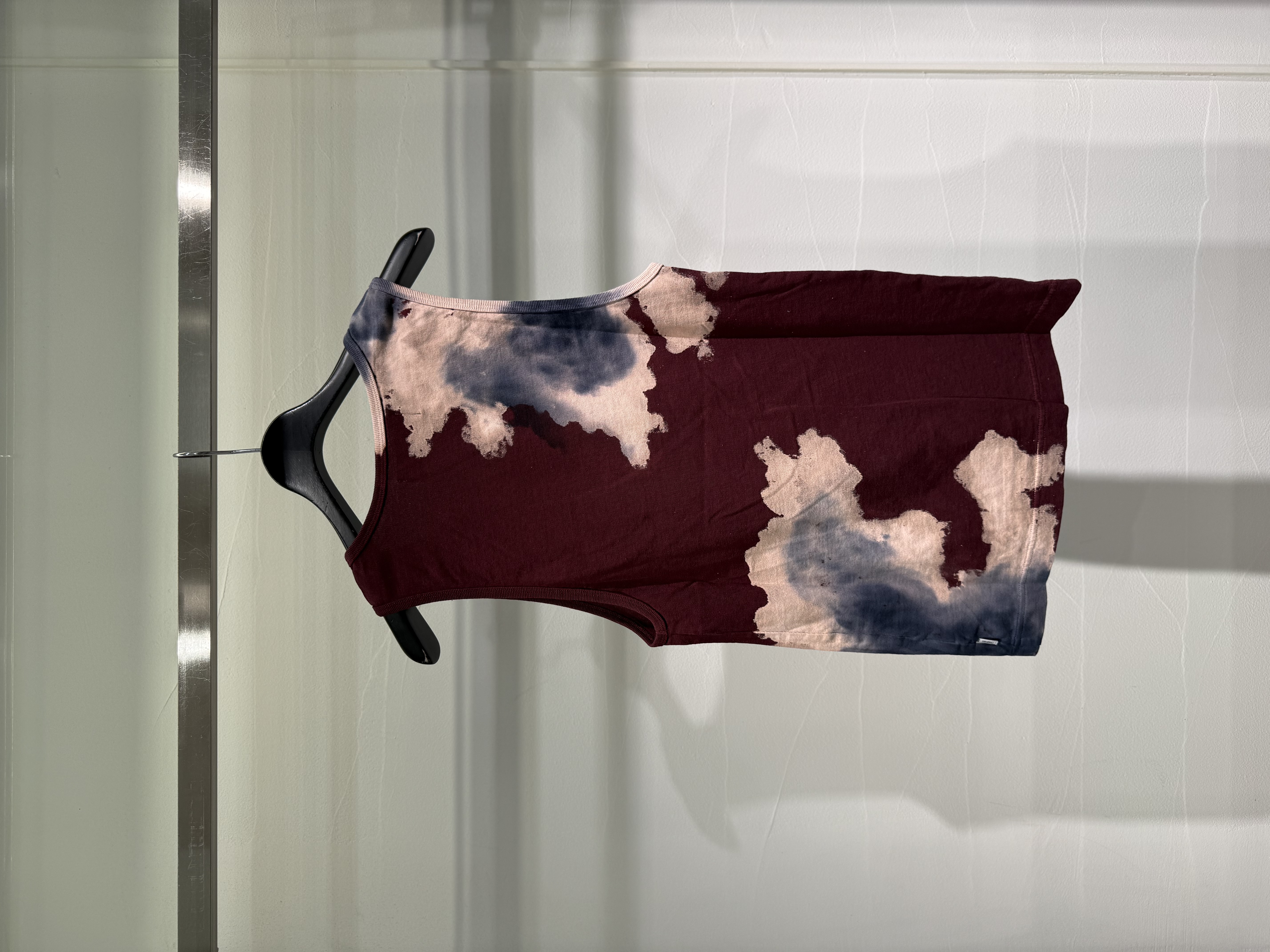 【先行予約 5月15日発売】SUGARHILL × Car Service 26ss "Melt Dye Tank" Wine Wine 2