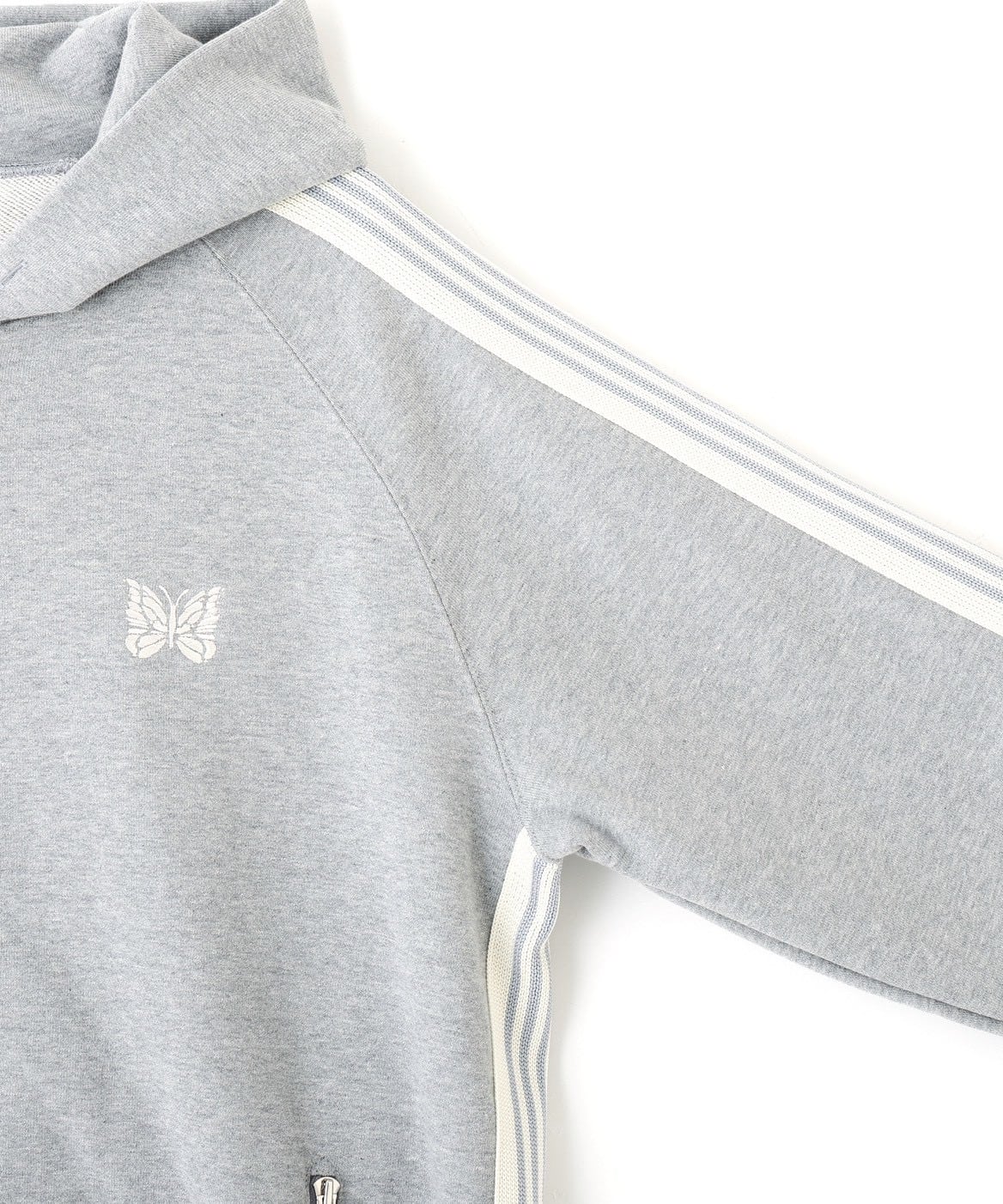 【先行予約 6月6日発売予定】Needles 26aw "Exclusive Zip Track Hoody - Cotton Jersey" Grey Grey S