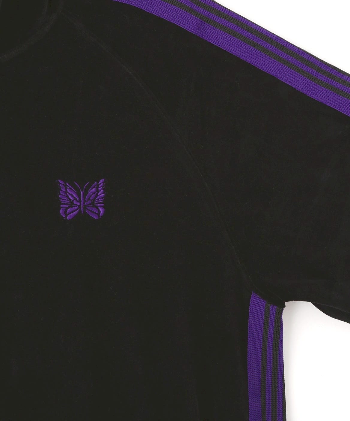 【先行予約 6月6日発売予定】Needles 26aw "Exclusive Track Jacket - C/PE Velour" Black Black S