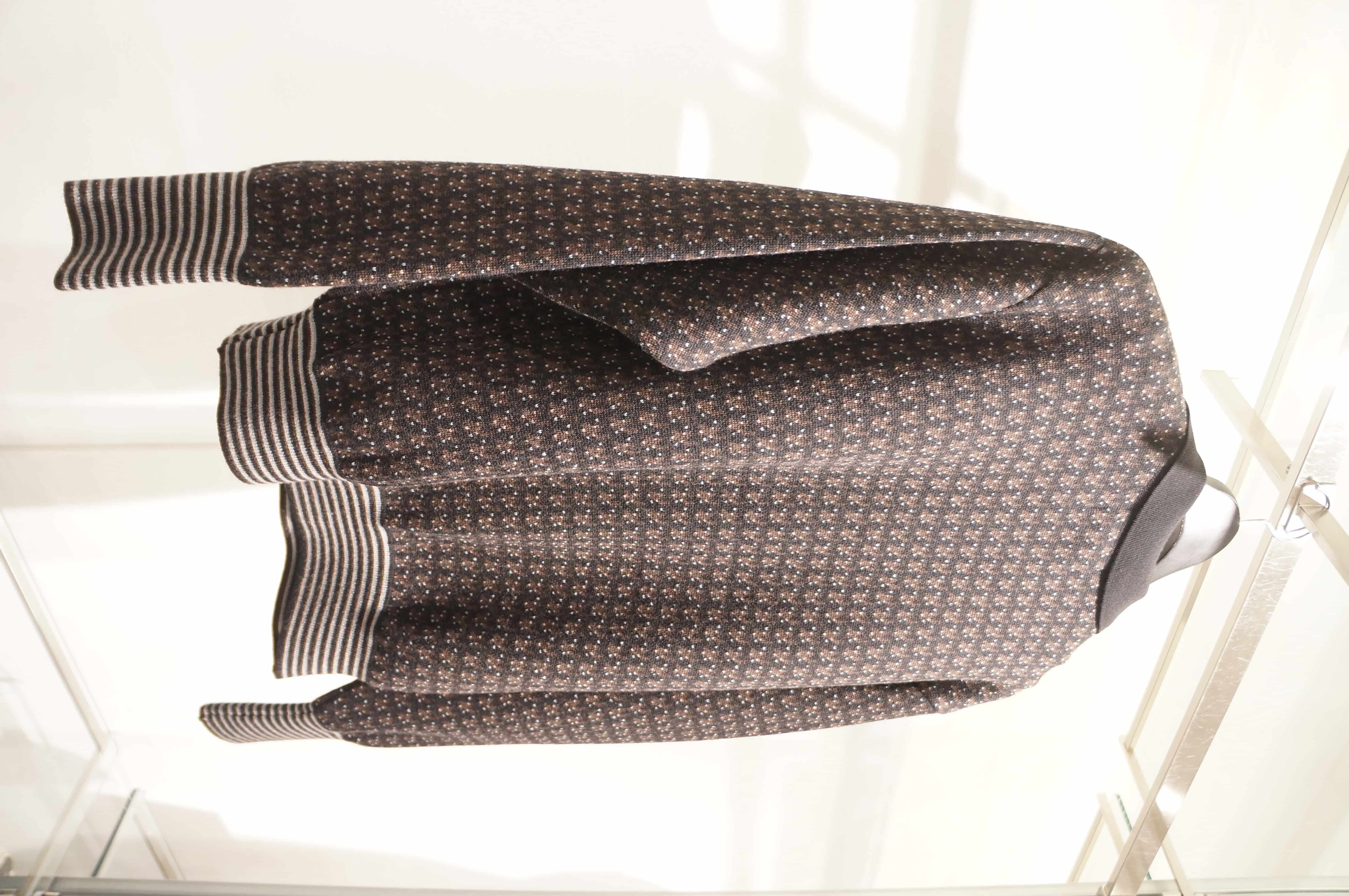 SUGARHILL 26aw "Jacquard Knit Polo" Black Black 1