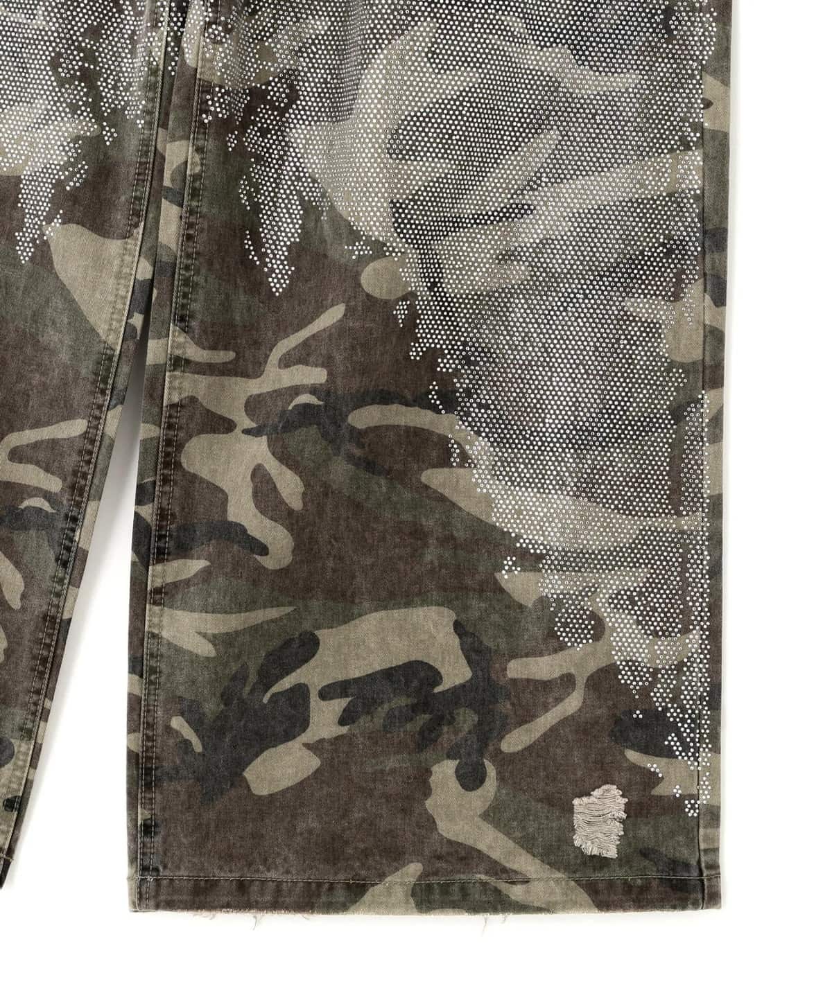 Danke Schon 26ss "12oz Baggy Jeans" Camo / Swaro Camo S