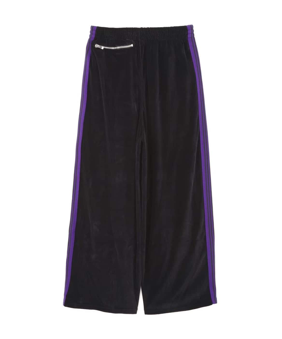 【先行予約 9月1日発売】Needles 26aw "Exclusive H.D.Track Pant-C/PE Velour" Black Black XS