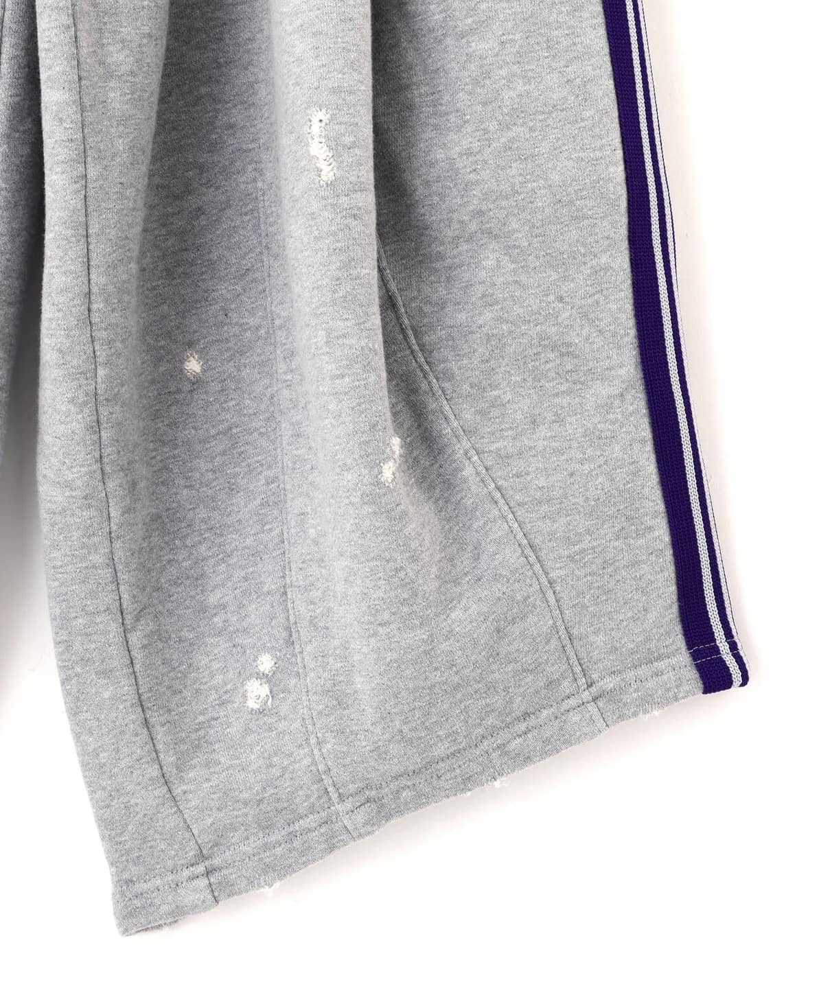 【先行予約 10月3日発売】Needles 26aw "Exclusive H.D.Track Pant-Cotton Jersey Damage" H.Grey H.Grey XS