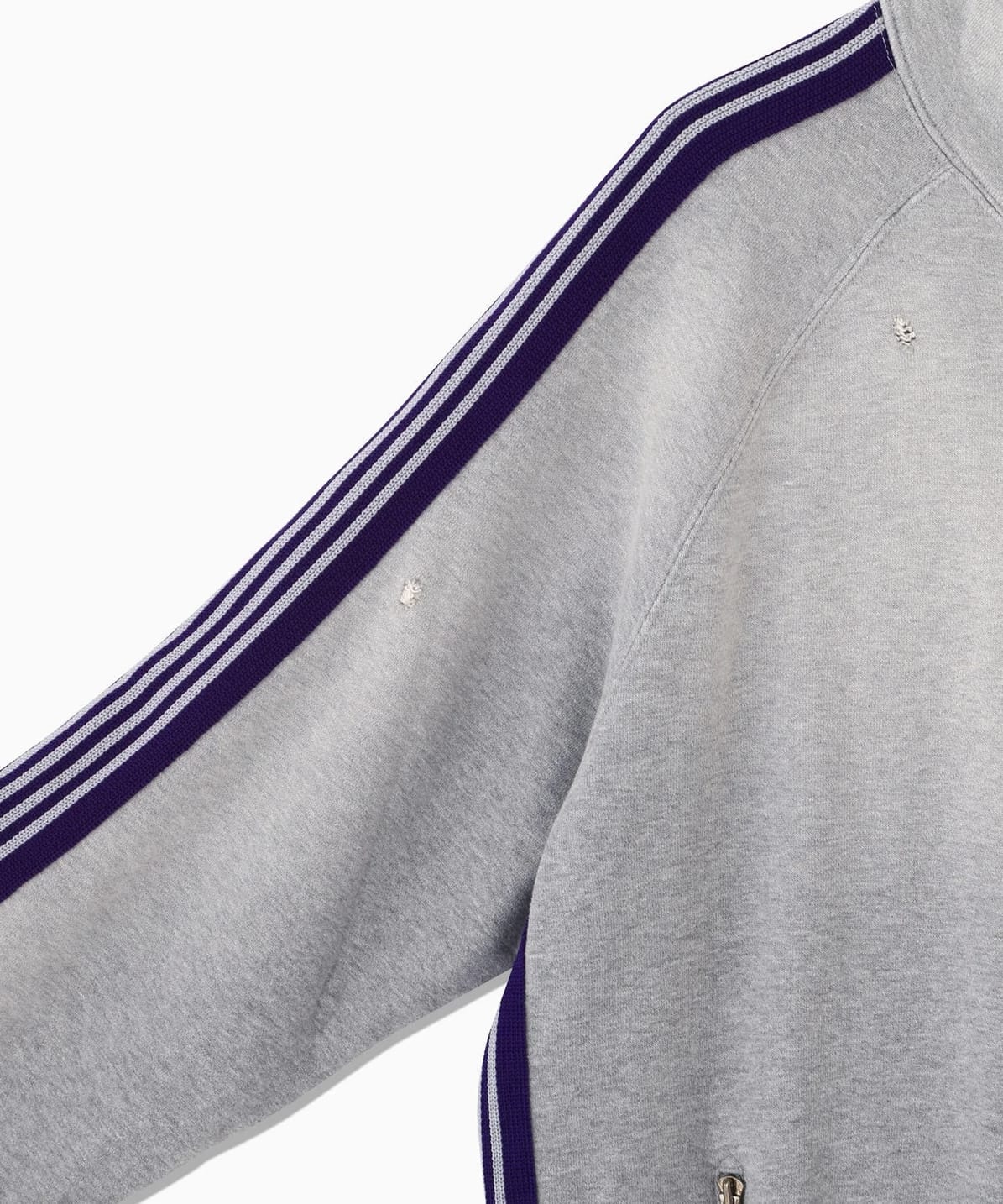 【先行予約 10月3日発売】Needles 26aw "Exclusive H.D.Track Jacket - Cotton Jersey Damage" H.Grey H.Grey S