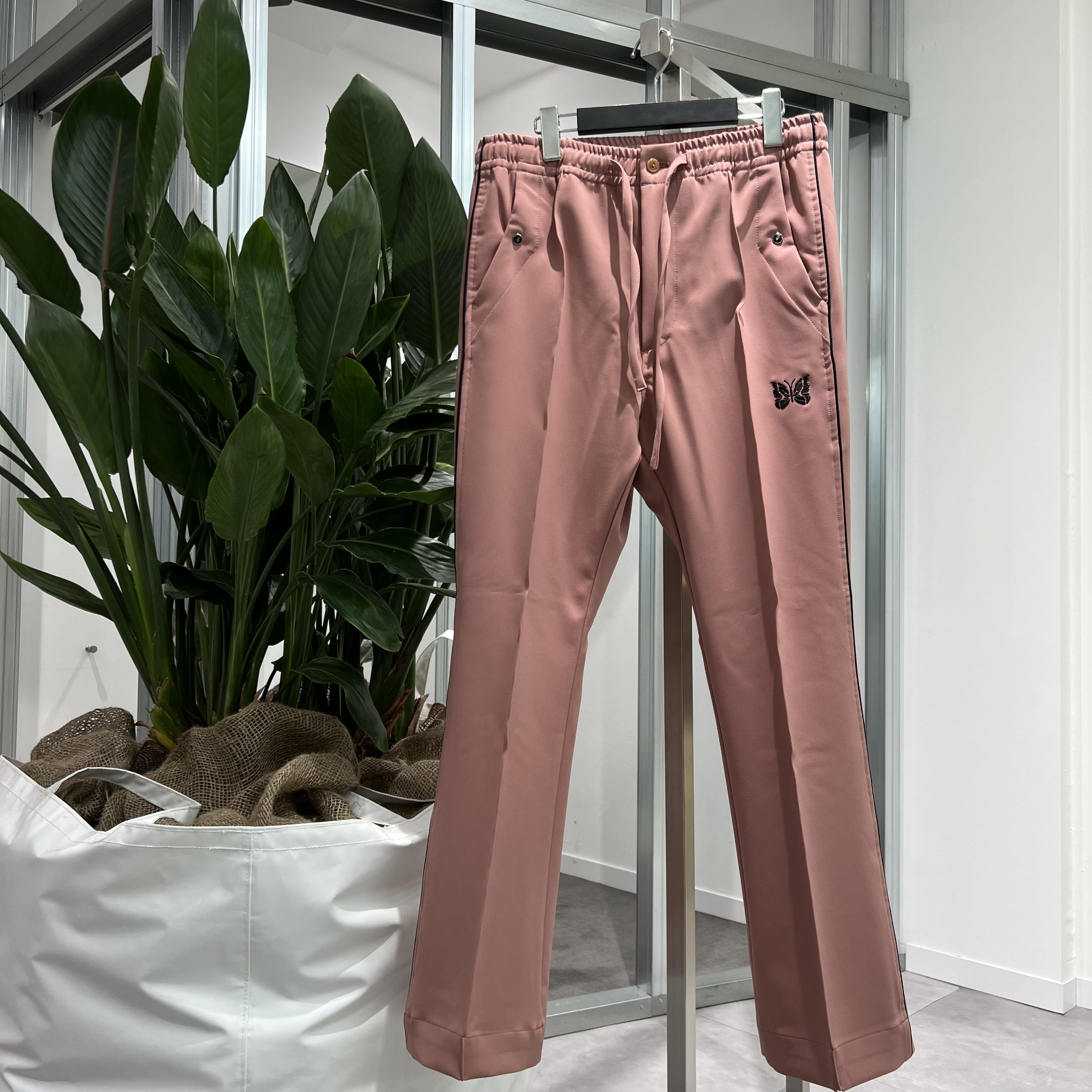 NEEDLES PIPING COWBOY PANT - PE/PU DOUBLE CLOTH