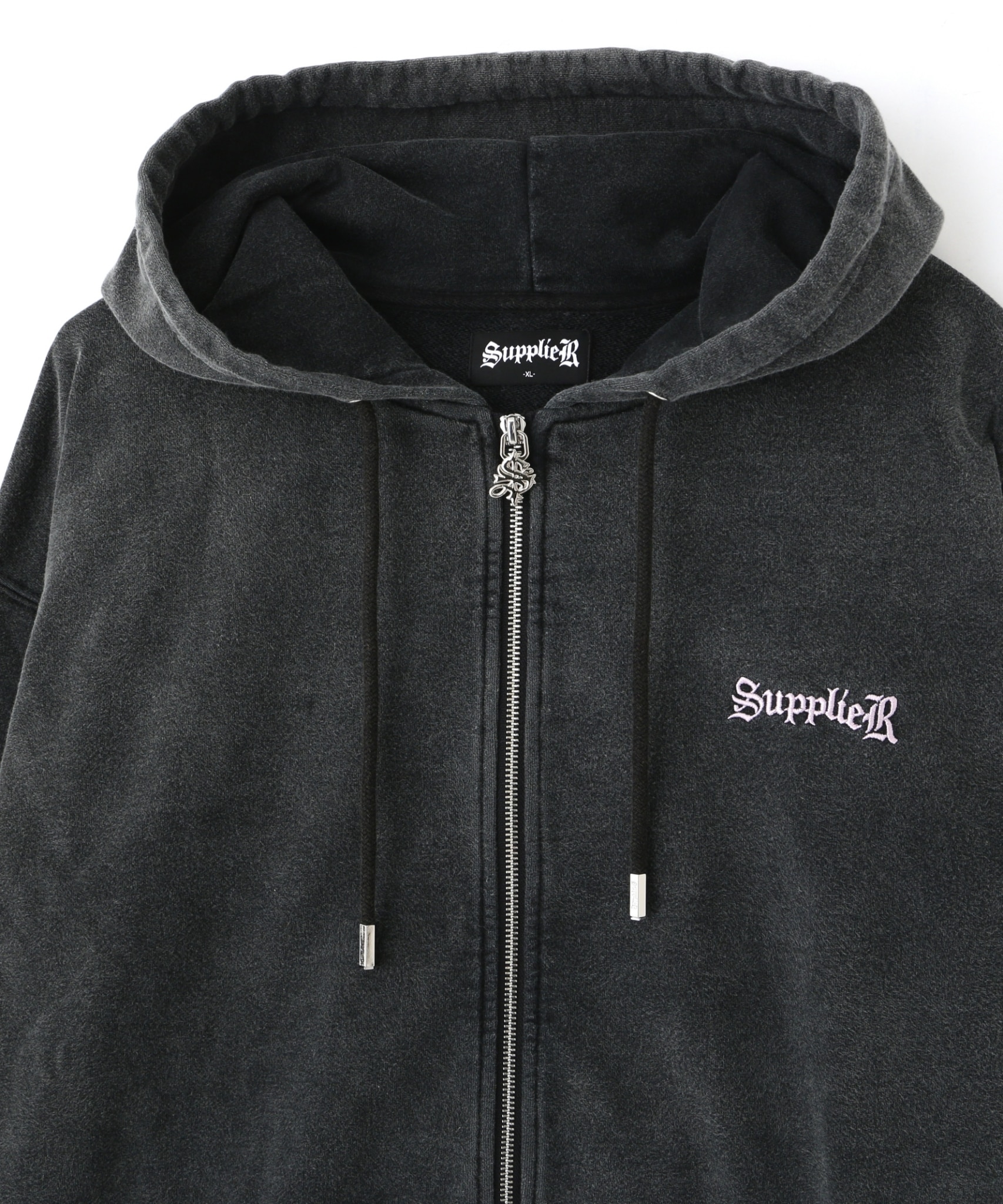 新品未使用】Supreme Black zip hoodie - パーカー