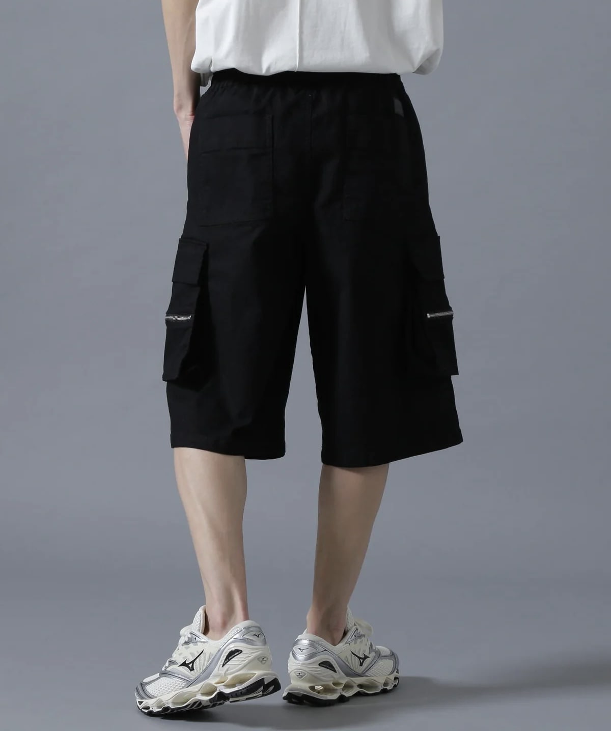 Danke Schon 25ss "Tc Black Cargo Shorts" Black M