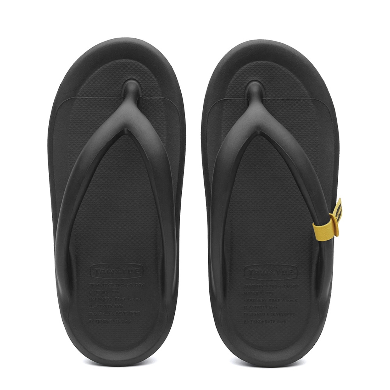 TAW&TOE 25ss "Zerovity Flip Flop OG" Black Black M(25cm)
