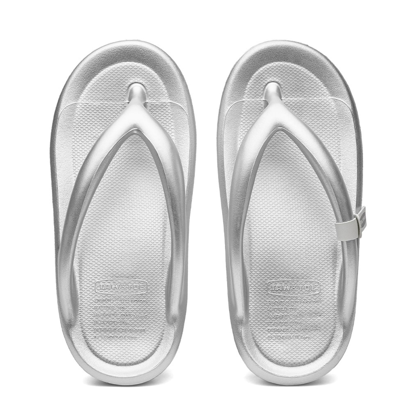 TAW&TOE 25ss "Zerovity Flip Flop OG" Silver Silver M(25cm)