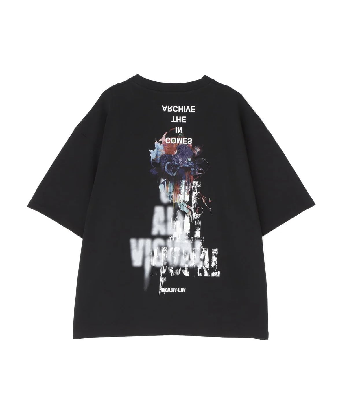 A4A 25ss "Flower S/S Tee" Black Black S