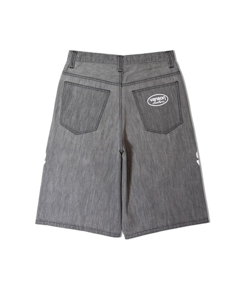 VANSON "Skelton Bones Denim Shorts" Black Black 28