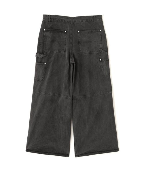 Danke Schon 25aw "Pigment Twill W-Knee Pants" Black M