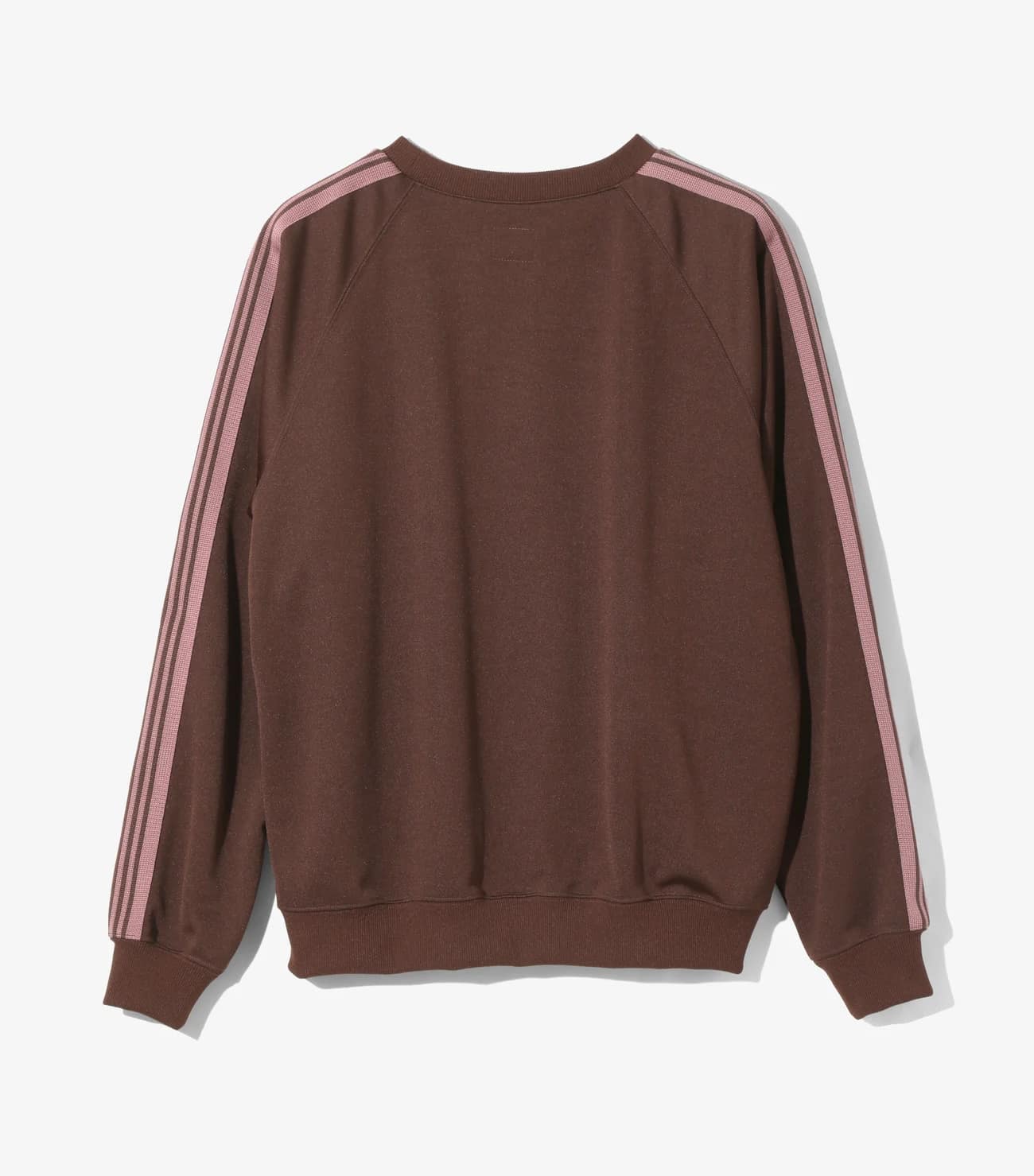 Needles 25aw "Track Crew Neck Shirt - Poly Smooth" Brown Brown M
