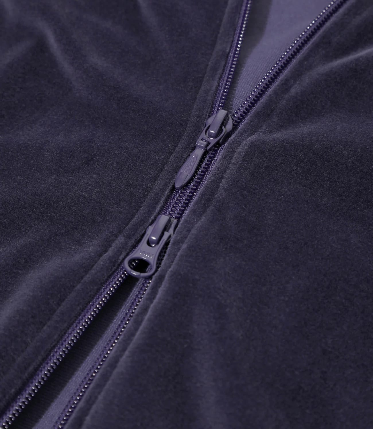 Needles 25aw "Rib Collar Track Jacket - C/PE Velour" Navy Navy S