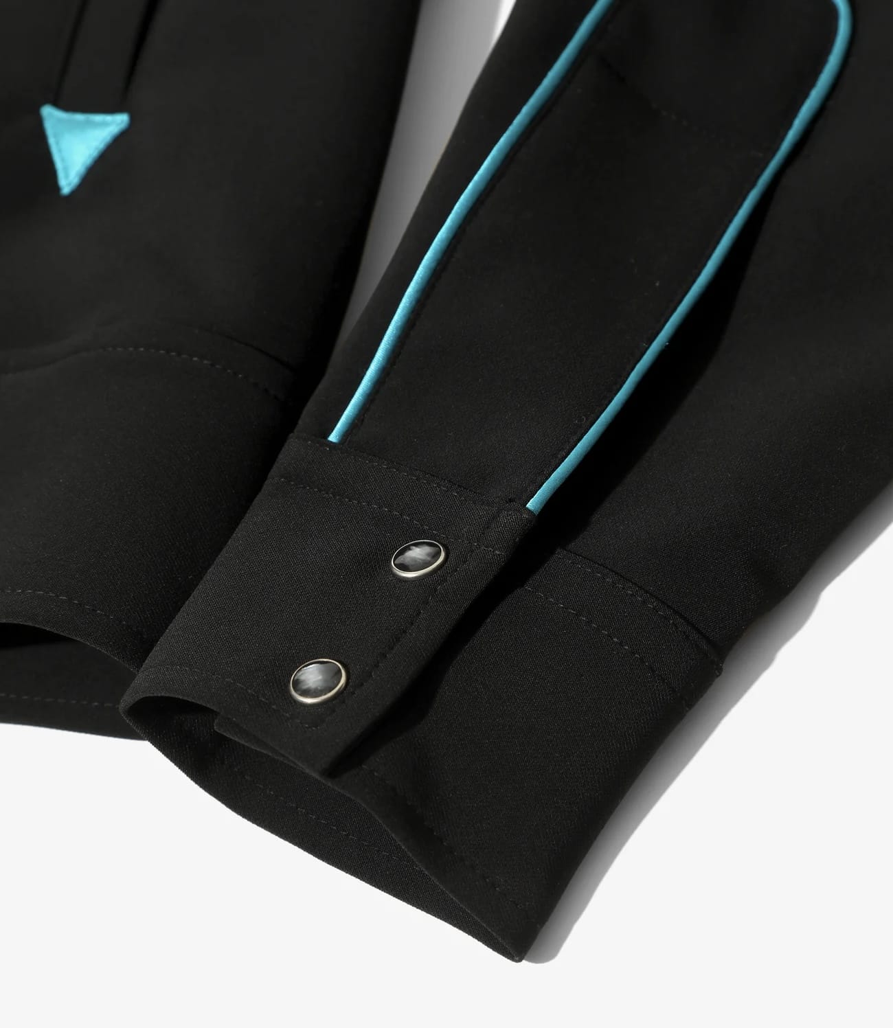 Needles 25aw "Piping Cowboy Jkt-Poly Double Cloth" Black S