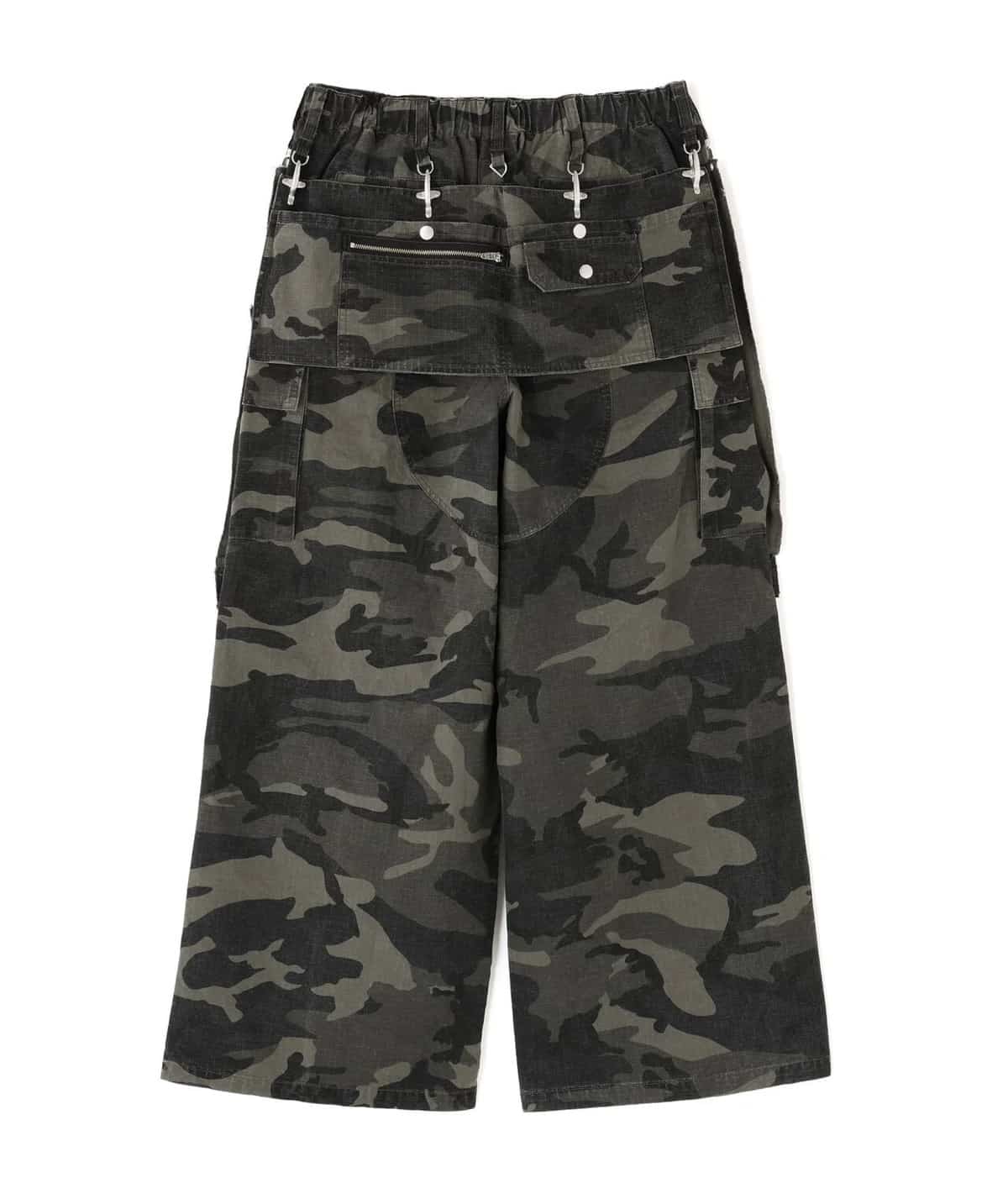 Danke Schon 25aw "Ripstop Apron Cargo Pants" Camo Camo S