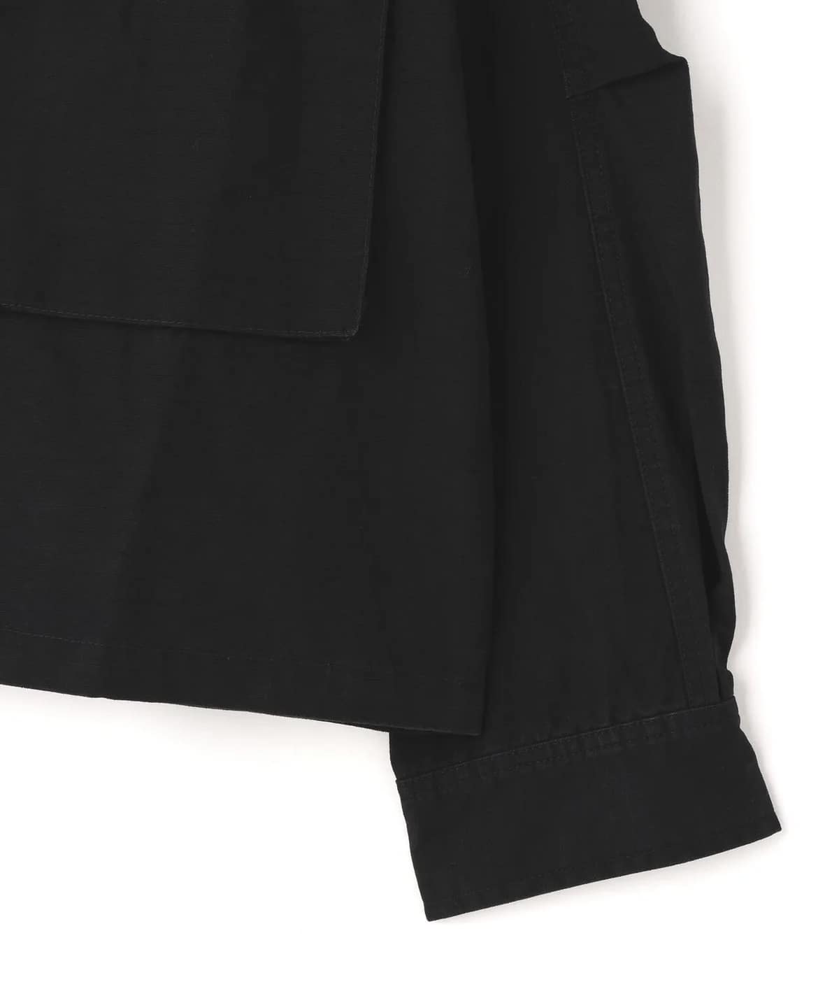 Danke Schon 25aw "Ripstop Cargo Shirt" Black Black S