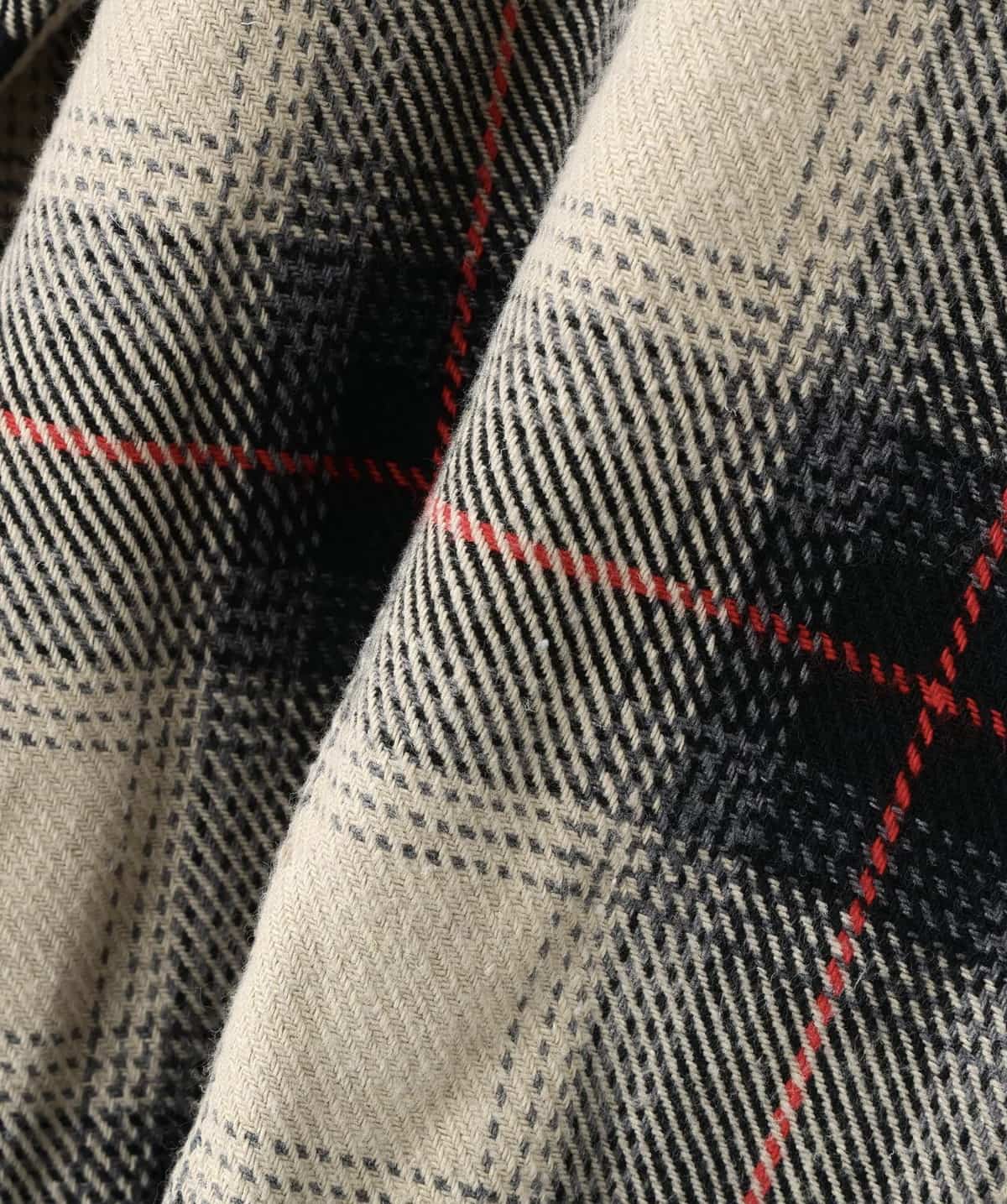 Danke Schon 25aw "Flannel Shirts" Beige Beige M