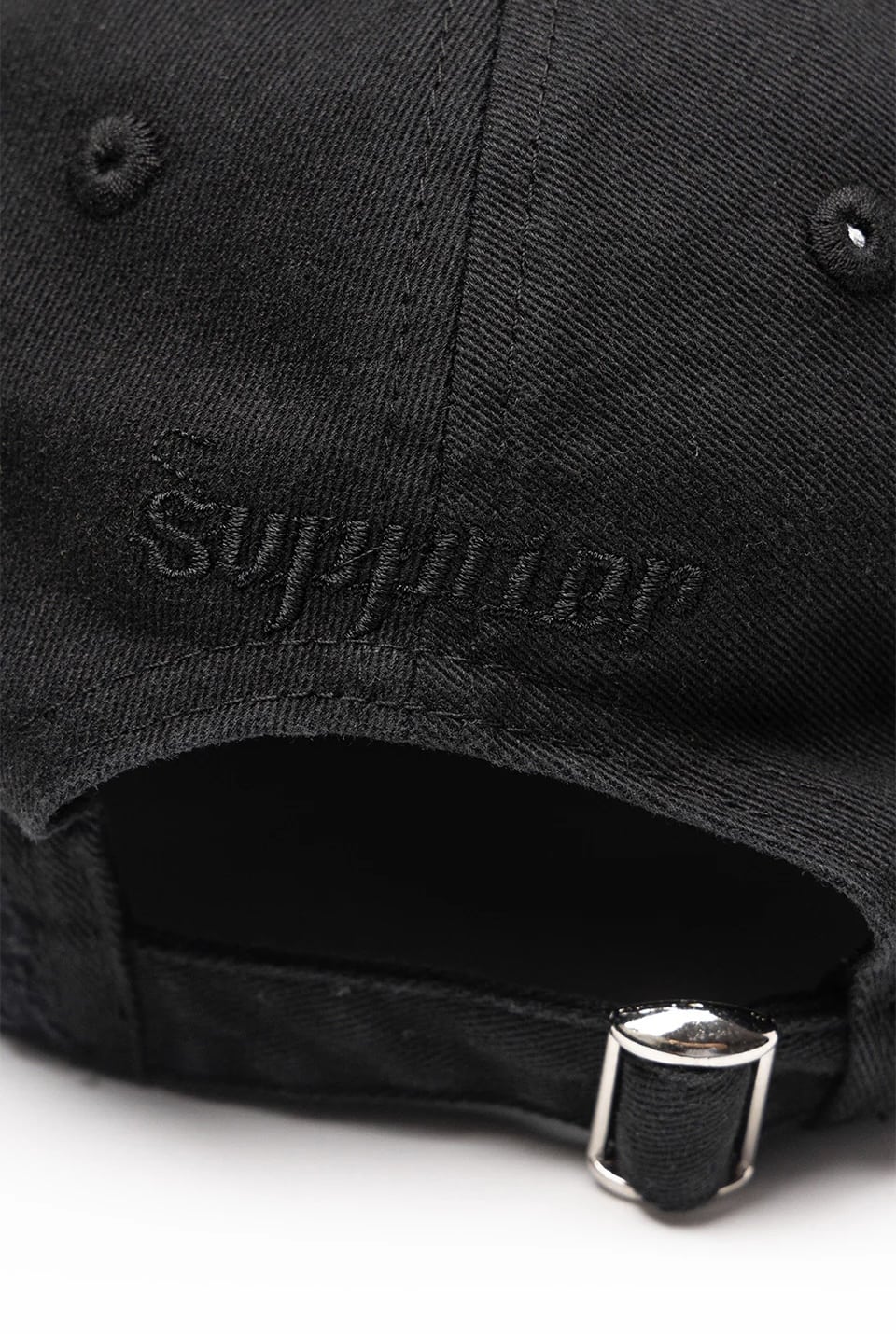 SUPPLIER 25aw "Cross Patch 6 Panel Cap" Black Free