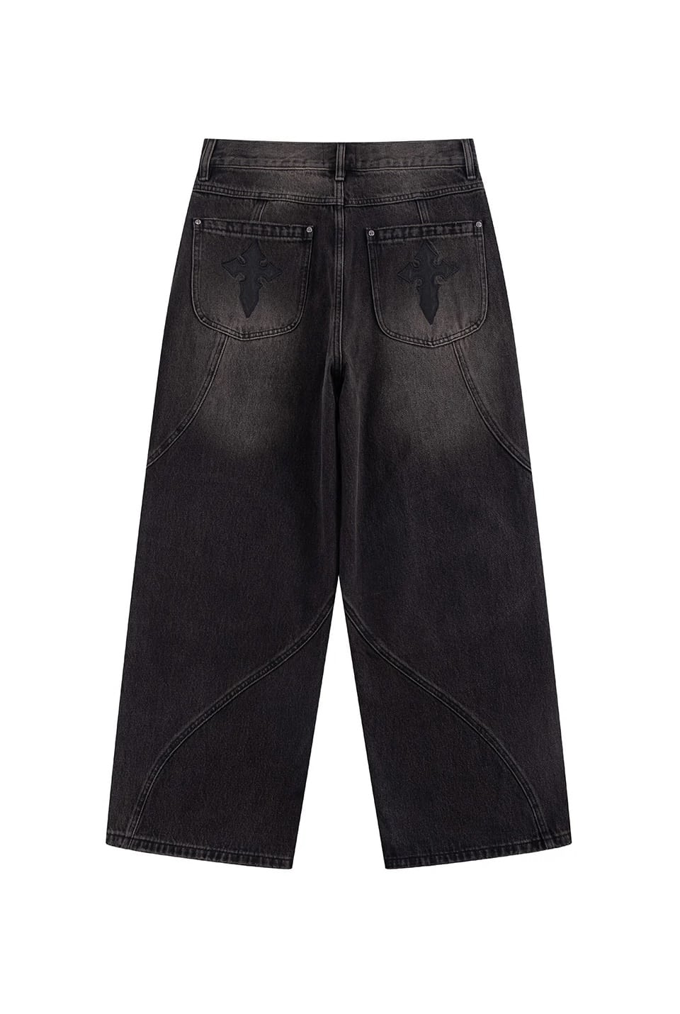 SUPPLIER 25aw "Switching Pierced Baggy Jeans" Black Black S